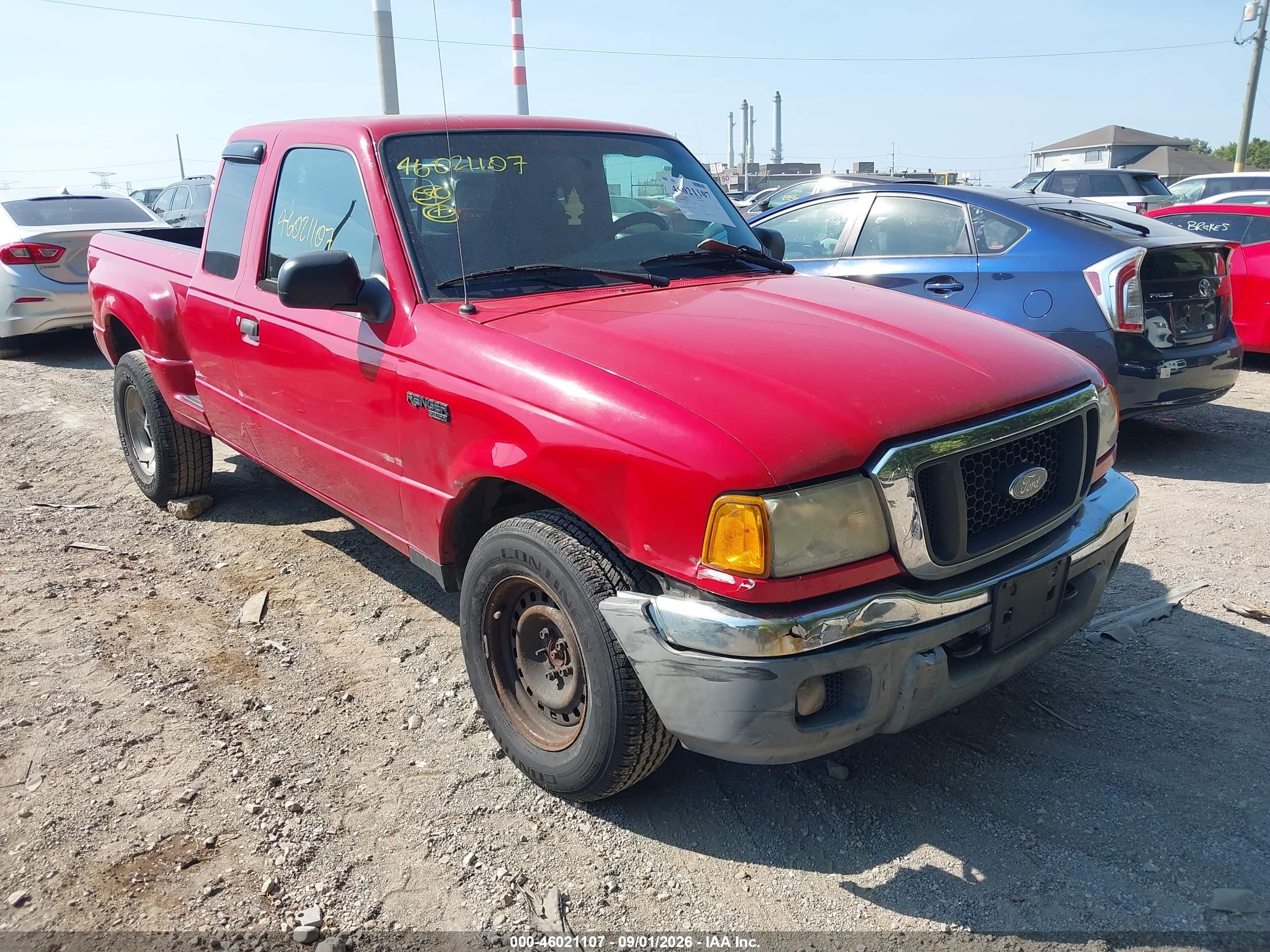 2004 Ford Ranger Edge/tremor/xlt Red vin: 1FTZR45E64PA09095