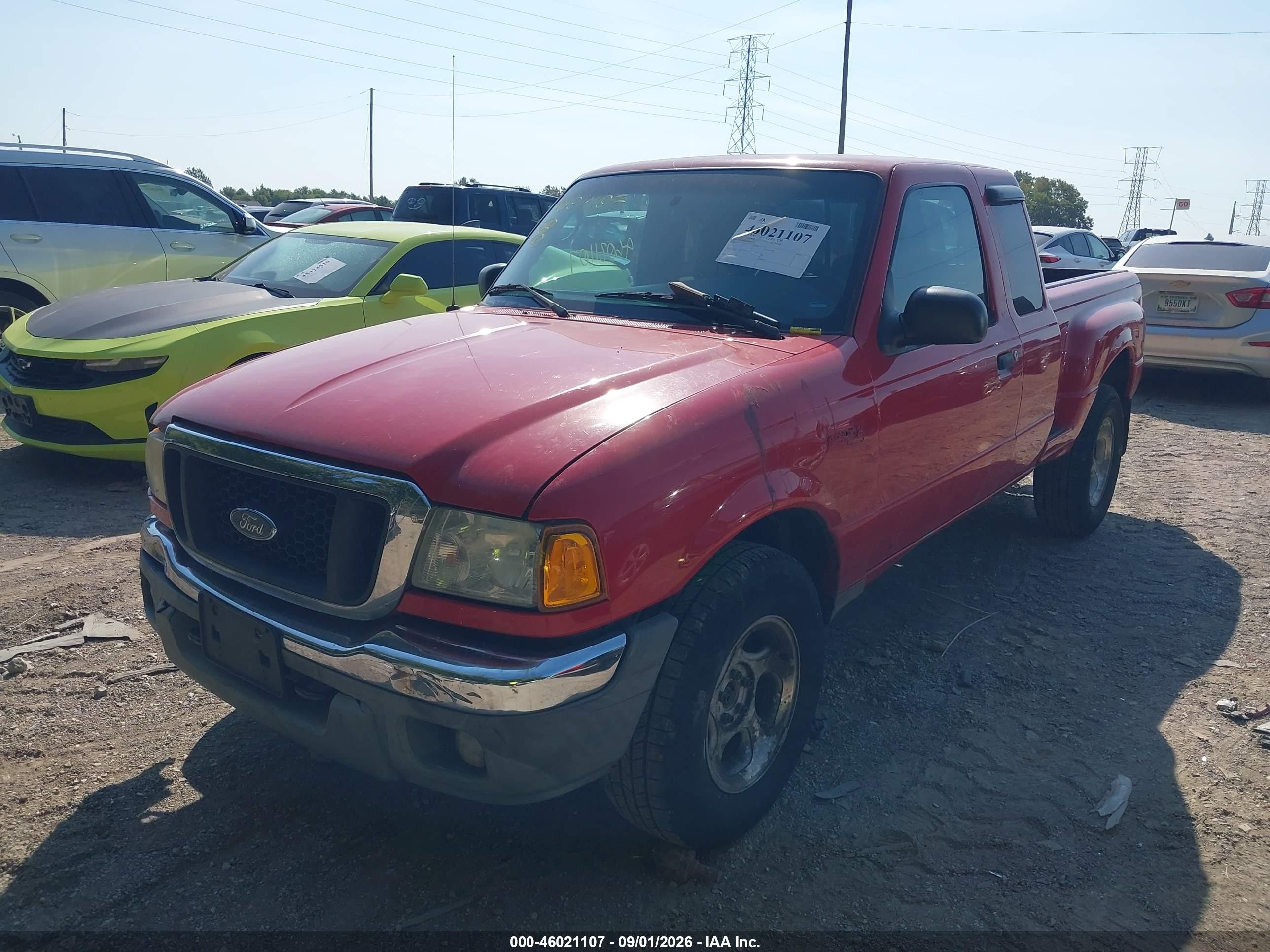 2004 Ford Ranger Edge/tremor/xlt Red vin: 1FTZR45E64PA09095
