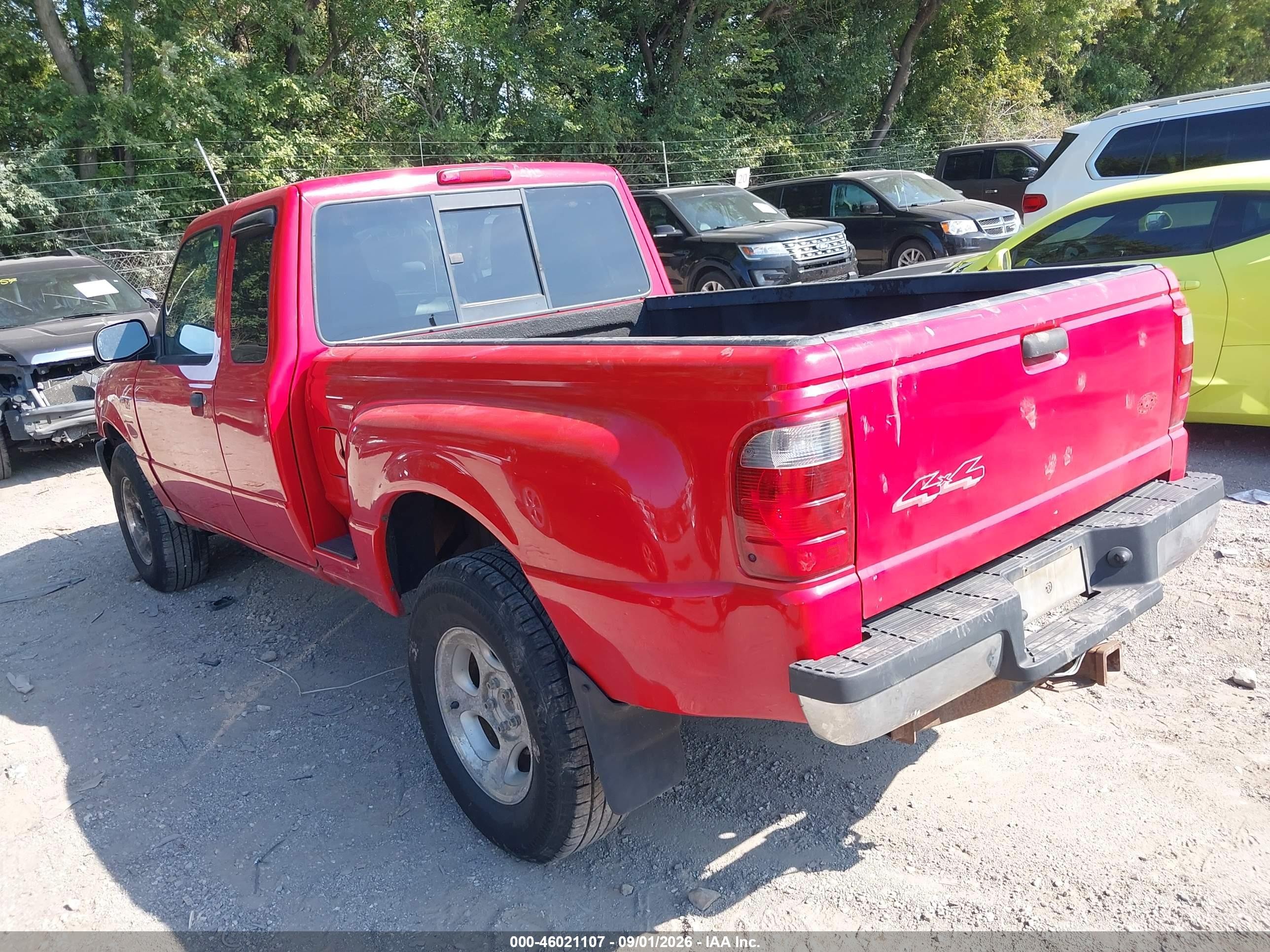 2004 Ford Ranger Edge/tremor/xlt Red vin: 1FTZR45E64PA09095