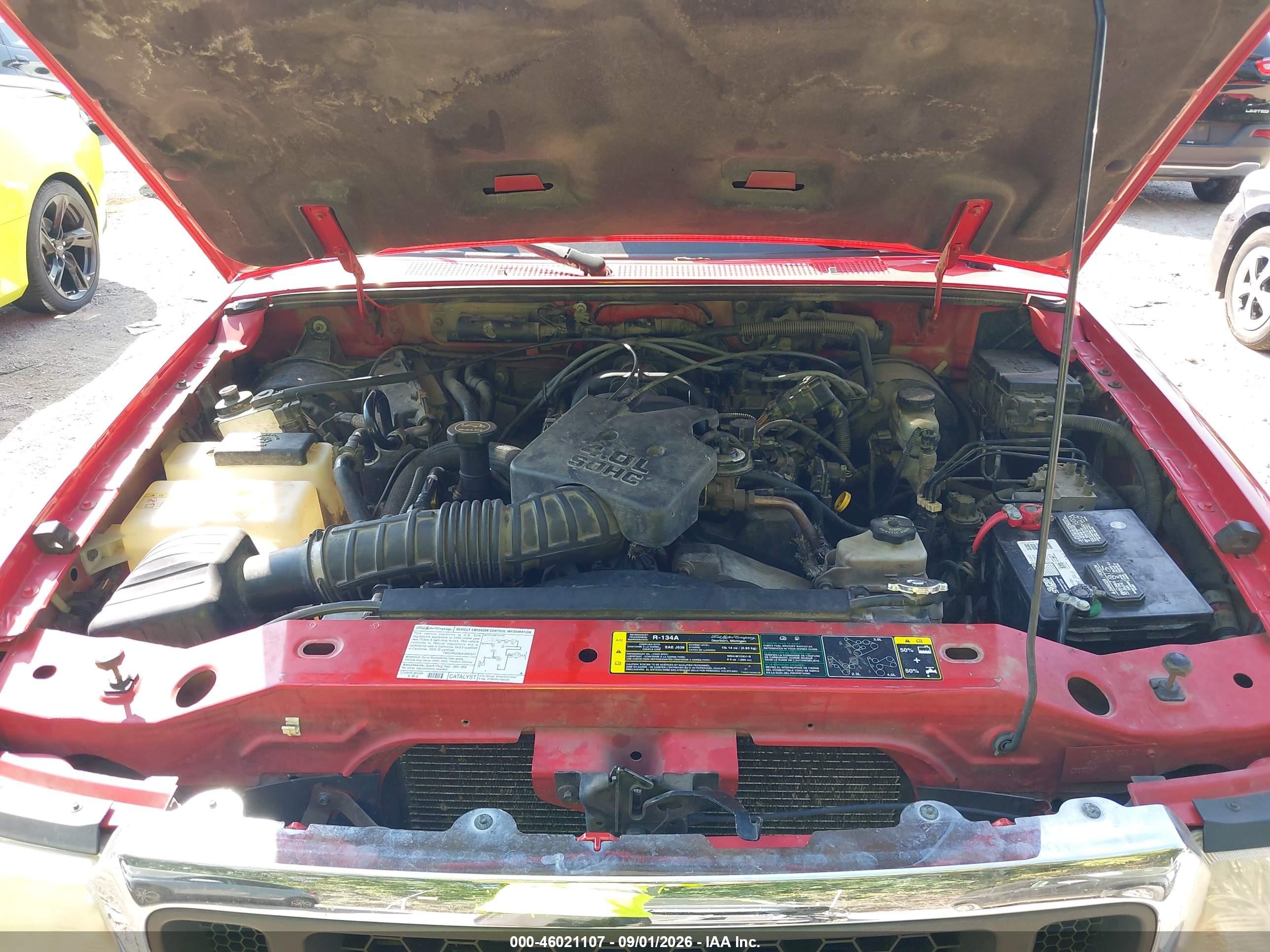 2004 Ford Ranger Edge/tremor/xlt Red vin: 1FTZR45E64PA09095