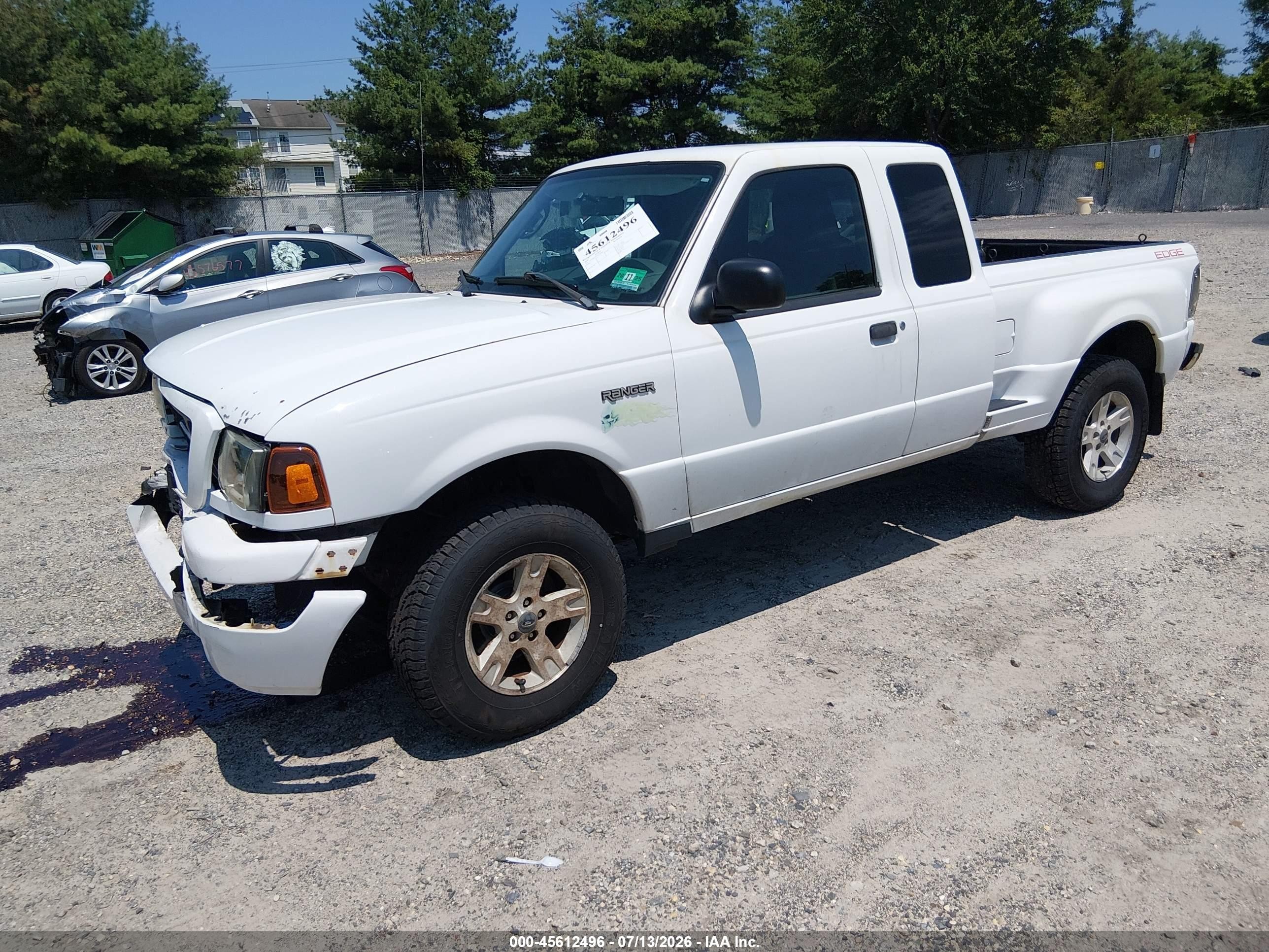 2004 Ford Ranger Edge/tremor/xlt White vin: 1FTZR45E64PA36796