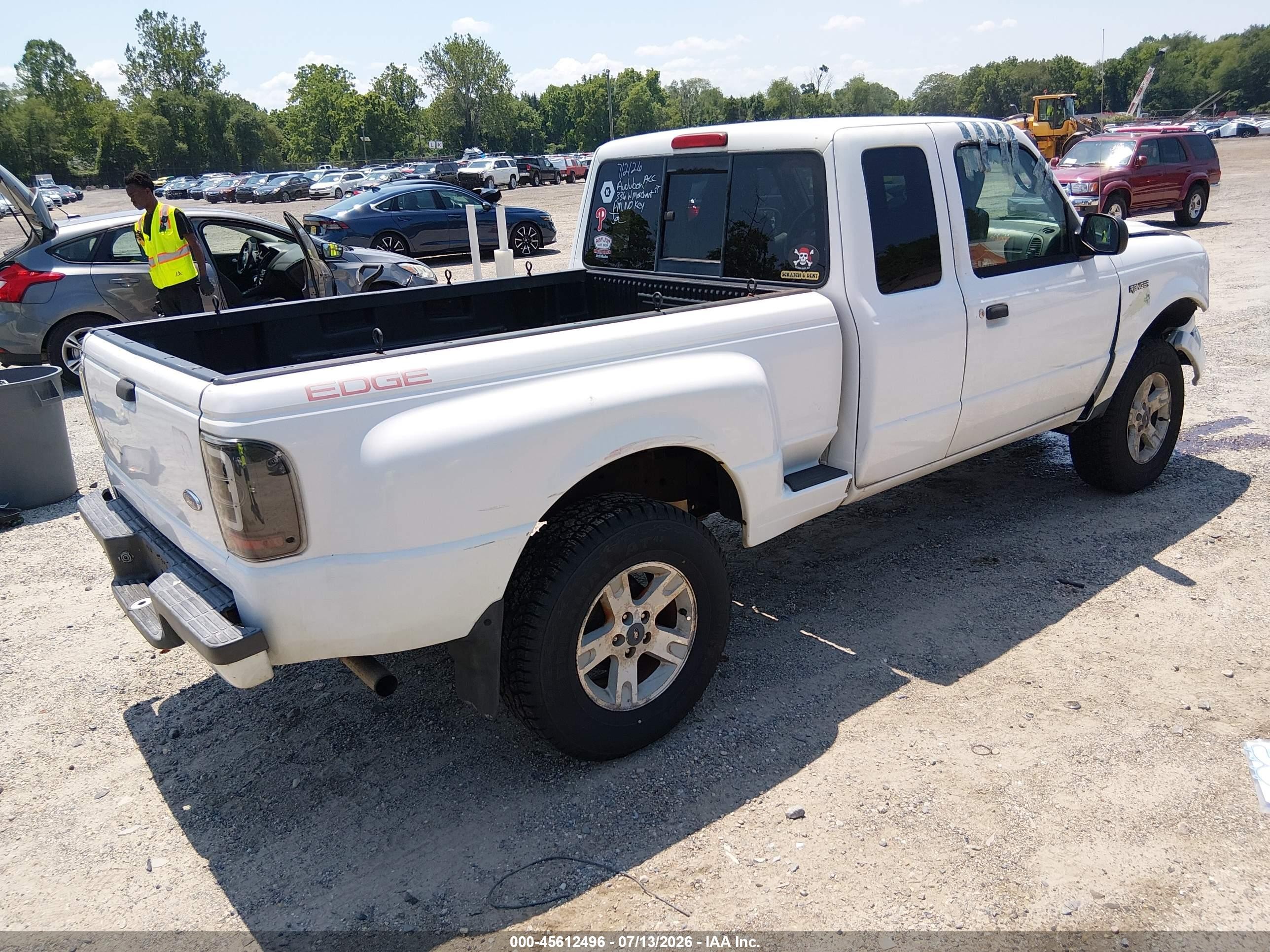 2004 Ford Ranger Edge/tremor/xlt White vin: 1FTZR45E64PA36796