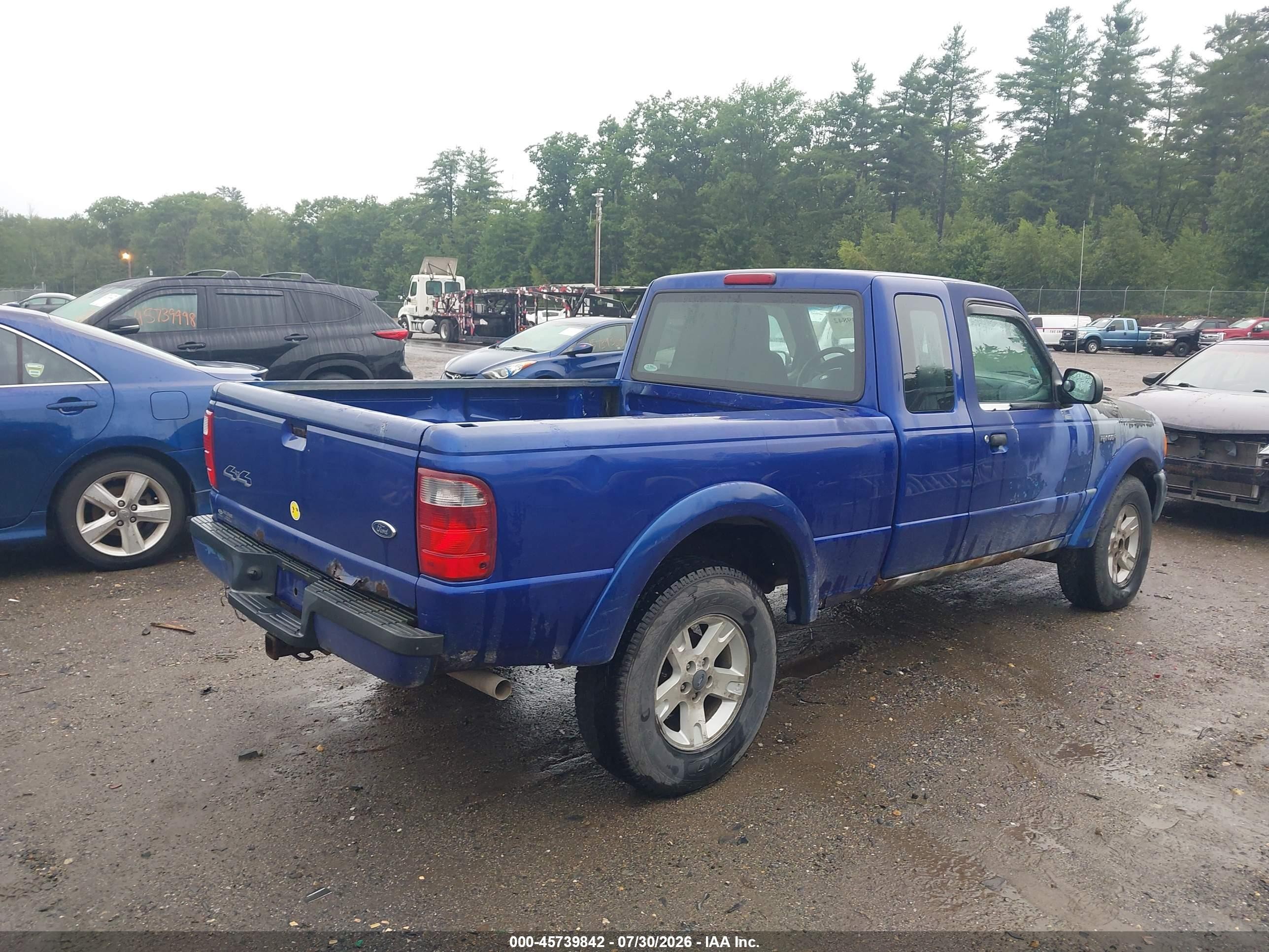 2005 Ford Ranger Edge/fx4 Level Ii/fx4 Off-road/xlt Blue vin: 1FTZR45E65PA19028
