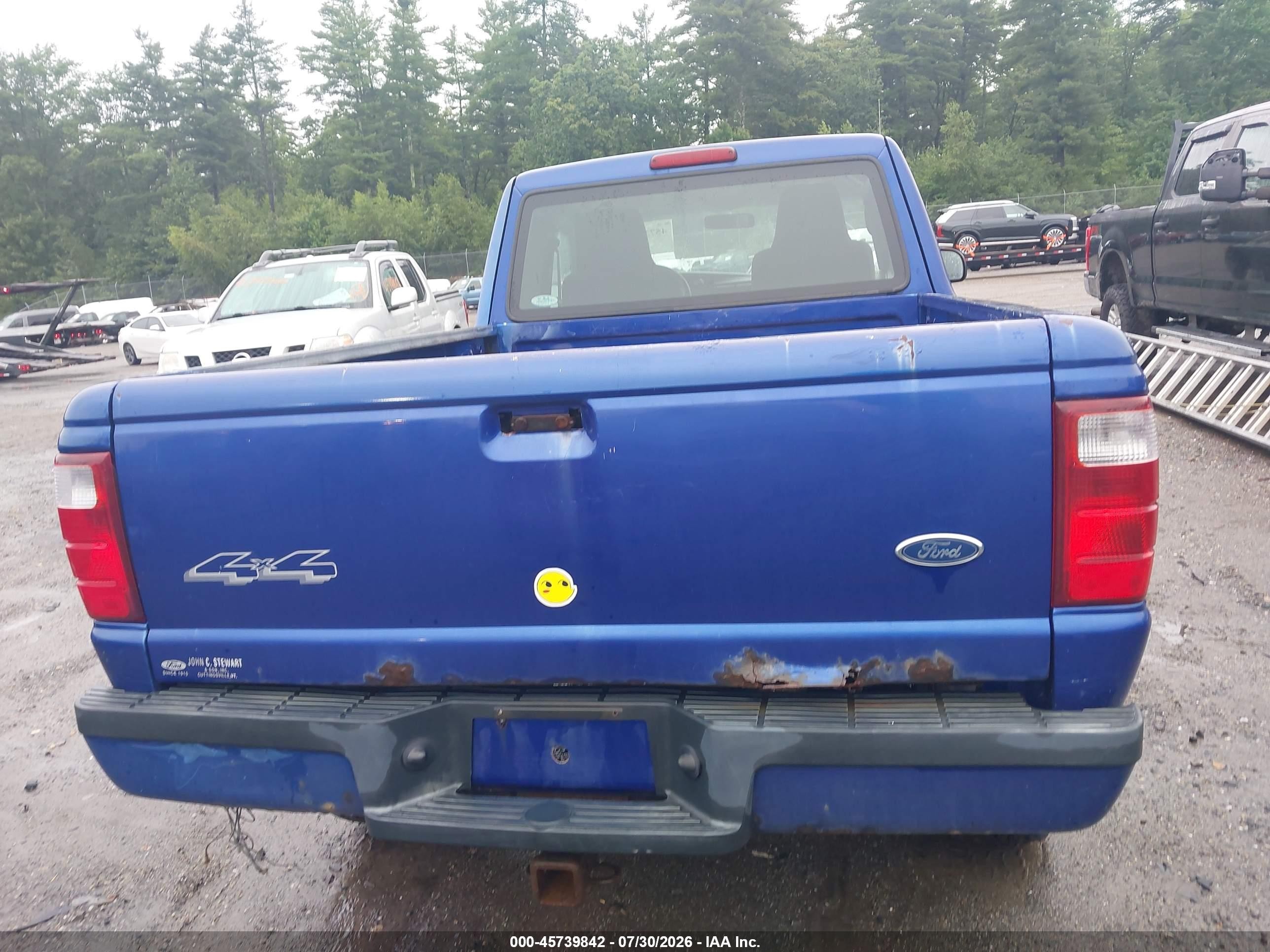 2005 Ford Ranger Edge/fx4 Level Ii/fx4 Off-road/xlt Blue vin: 1FTZR45E65PA19028