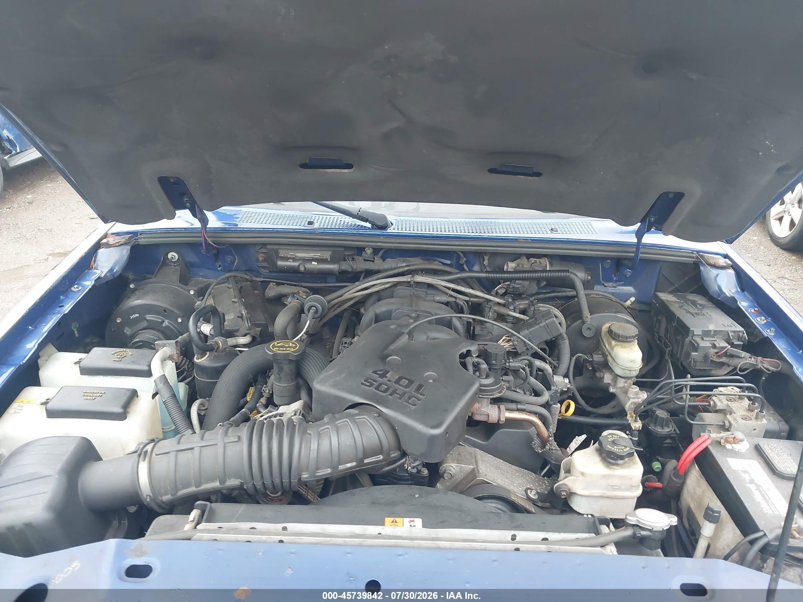 2005 Ford Ranger Edge/fx4 Level Ii/fx4 Off-road/xlt Blue vin: 1FTZR45E65PA19028