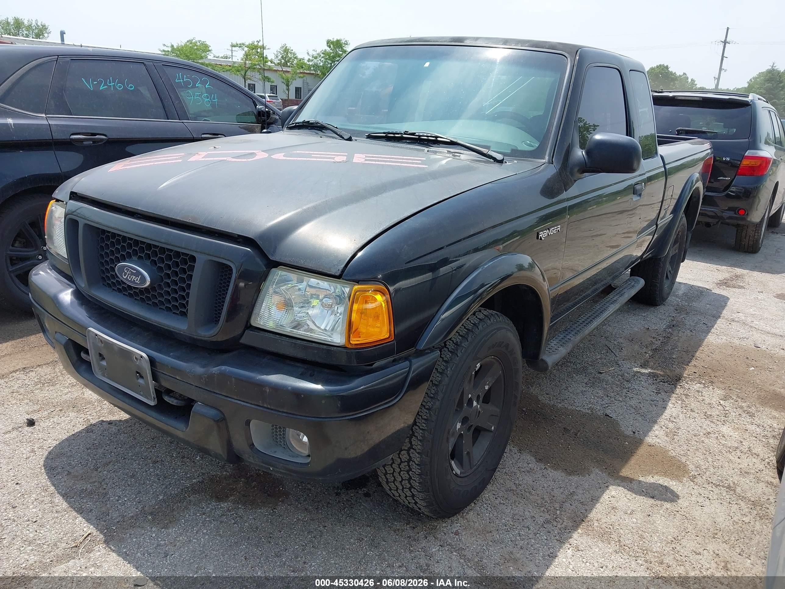 2005 Ford Ranger Edge/fx4 Level Ii/fx4 Off-road/xlt Black vin: 1FTZR45E65PA61313