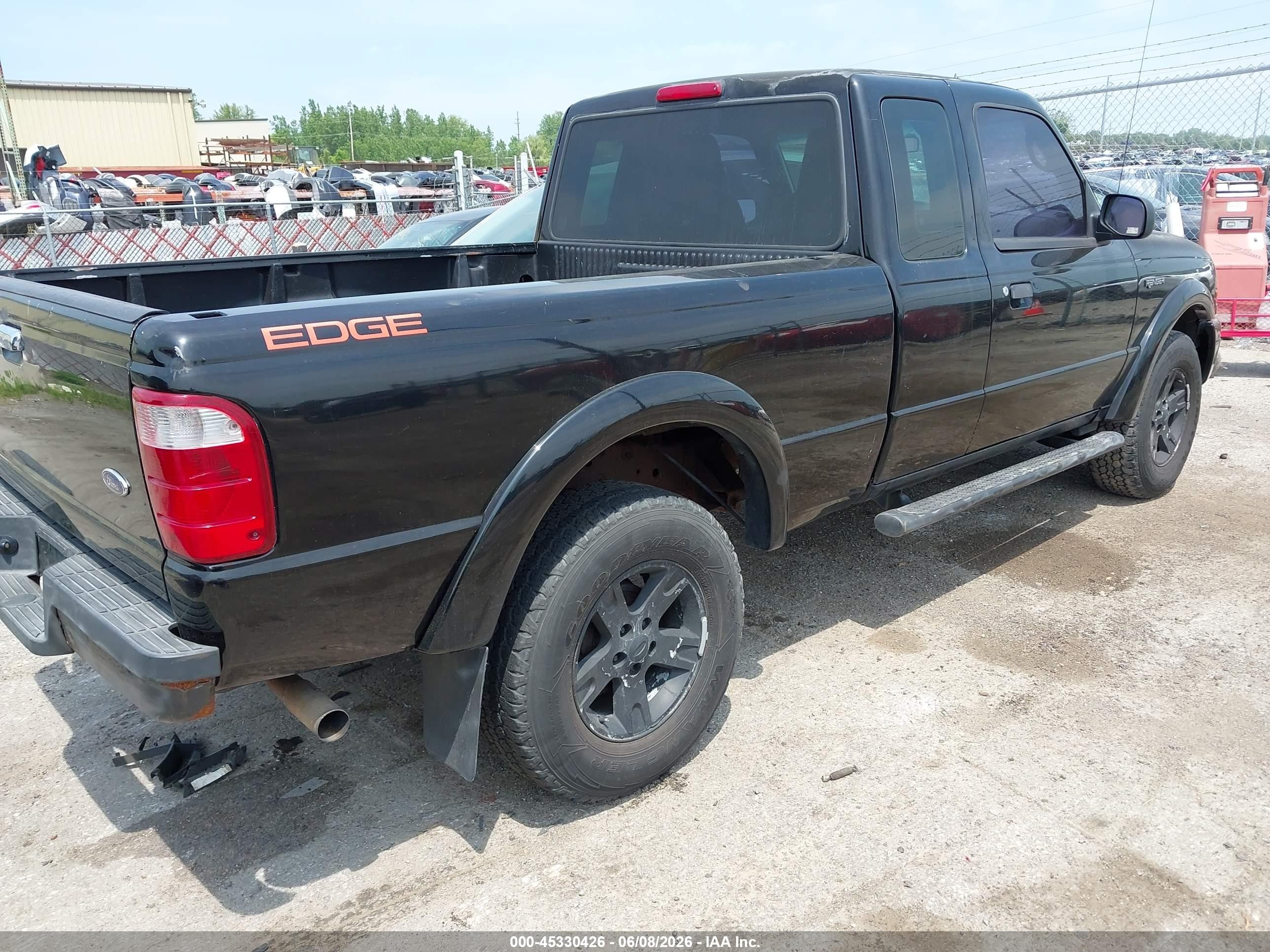 2005 Ford Ranger Edge/fx4 Level Ii/fx4 Off-road/xlt Black vin: 1FTZR45E65PA61313