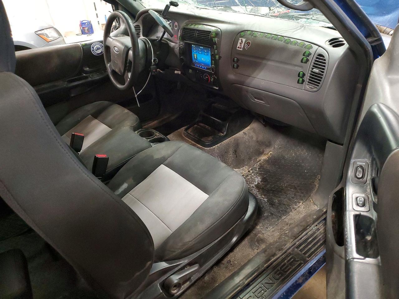 2007 Ford Ranger Super Cab Blue vin: 1FTZR45E67PA06993