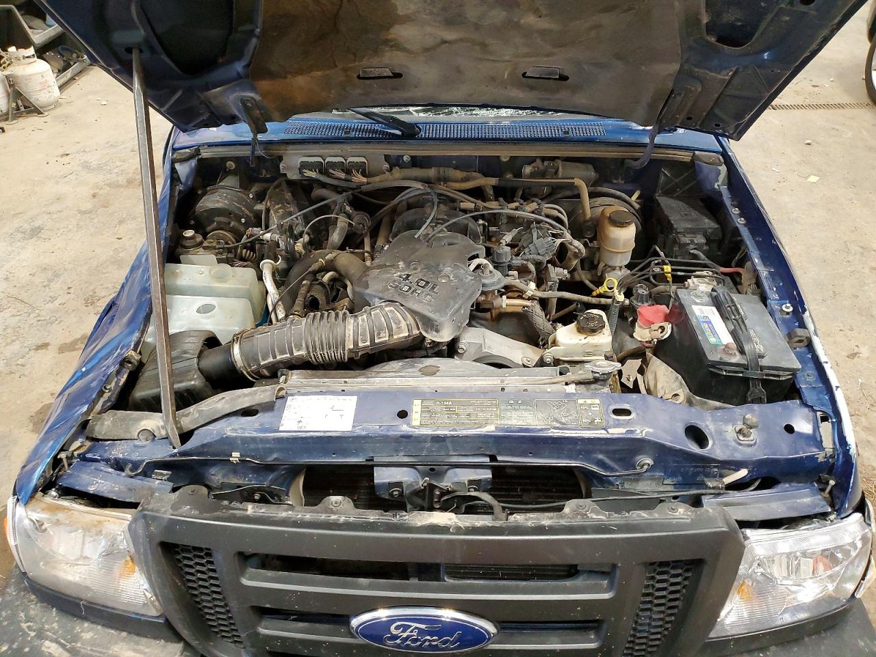 2007 Ford Ranger Super Cab Blue vin: 1FTZR45E67PA06993