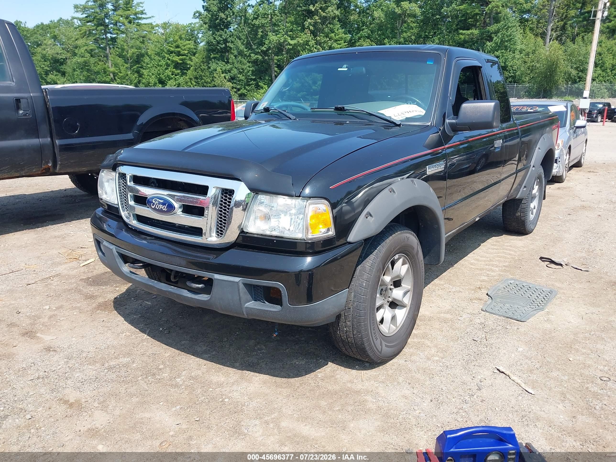 2007 Ford Ranger Fx4 Level Ii/fx4 Off-road/sport/xlt Black vin: 1FTZR45E67PA73254
