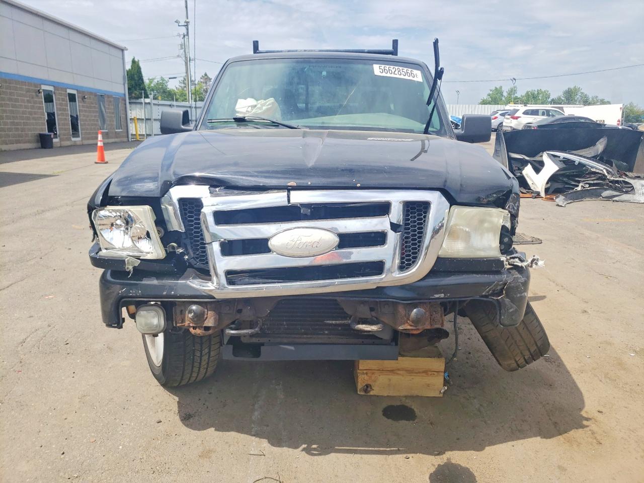 2007 Ford Ranger Super Cab Black vin: 1FTZR45E67PA93133
