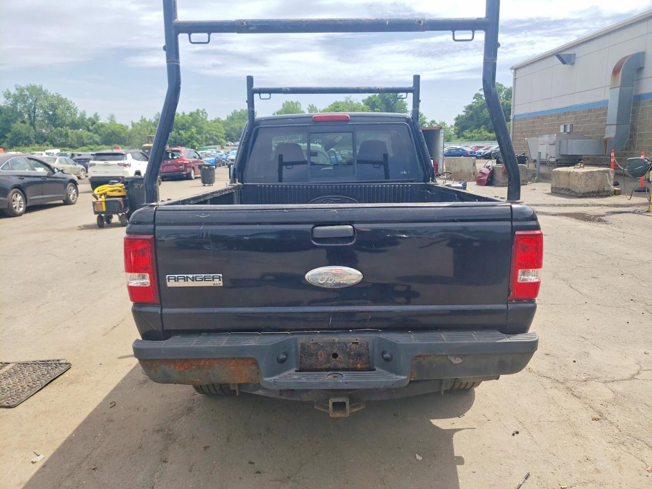 2007 Ford Ranger Super Cab Black vin: 1FTZR45E67PA93133