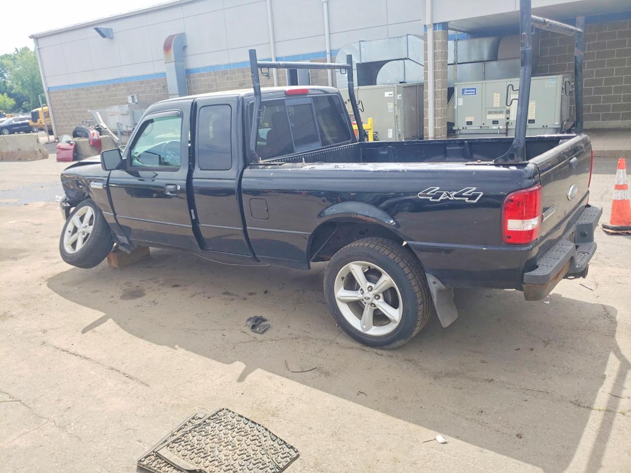2007 Ford Ranger Super Cab Black vin: 1FTZR45E67PA93133
