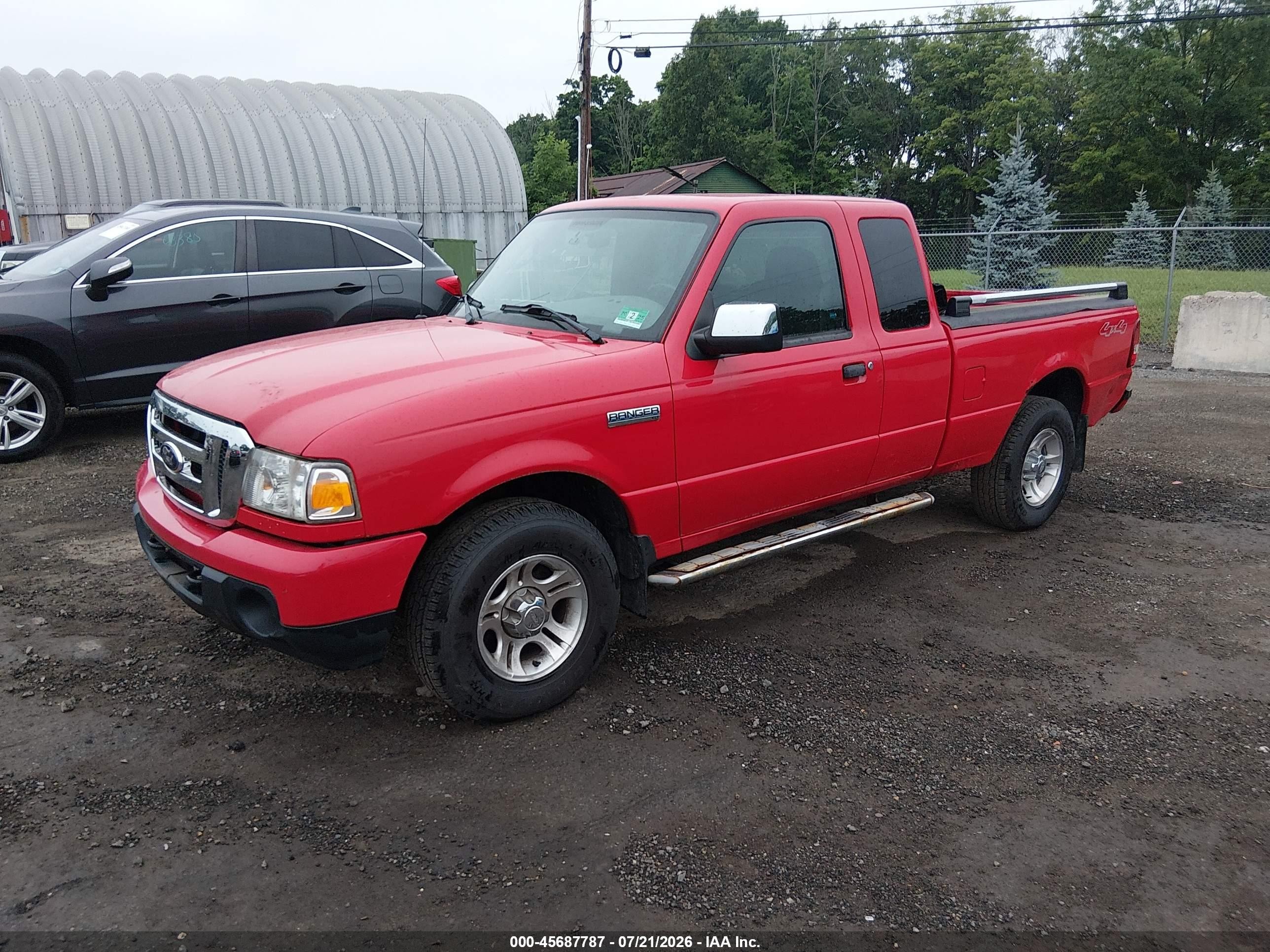 2008 Ford Ranger Xlt Red vin: 1FTZR45E68PA17638