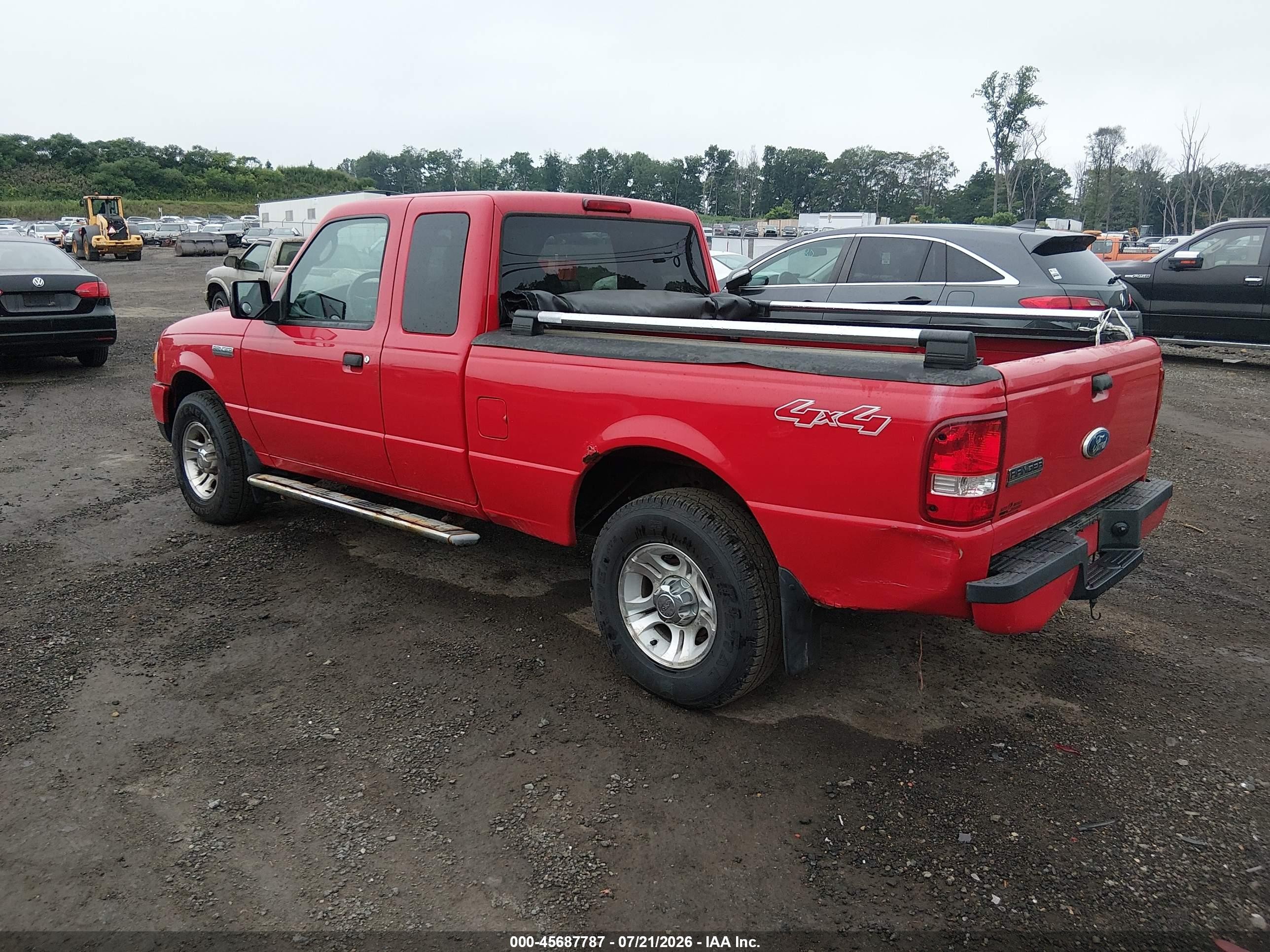 2008 Ford Ranger Xlt Red vin: 1FTZR45E68PA17638