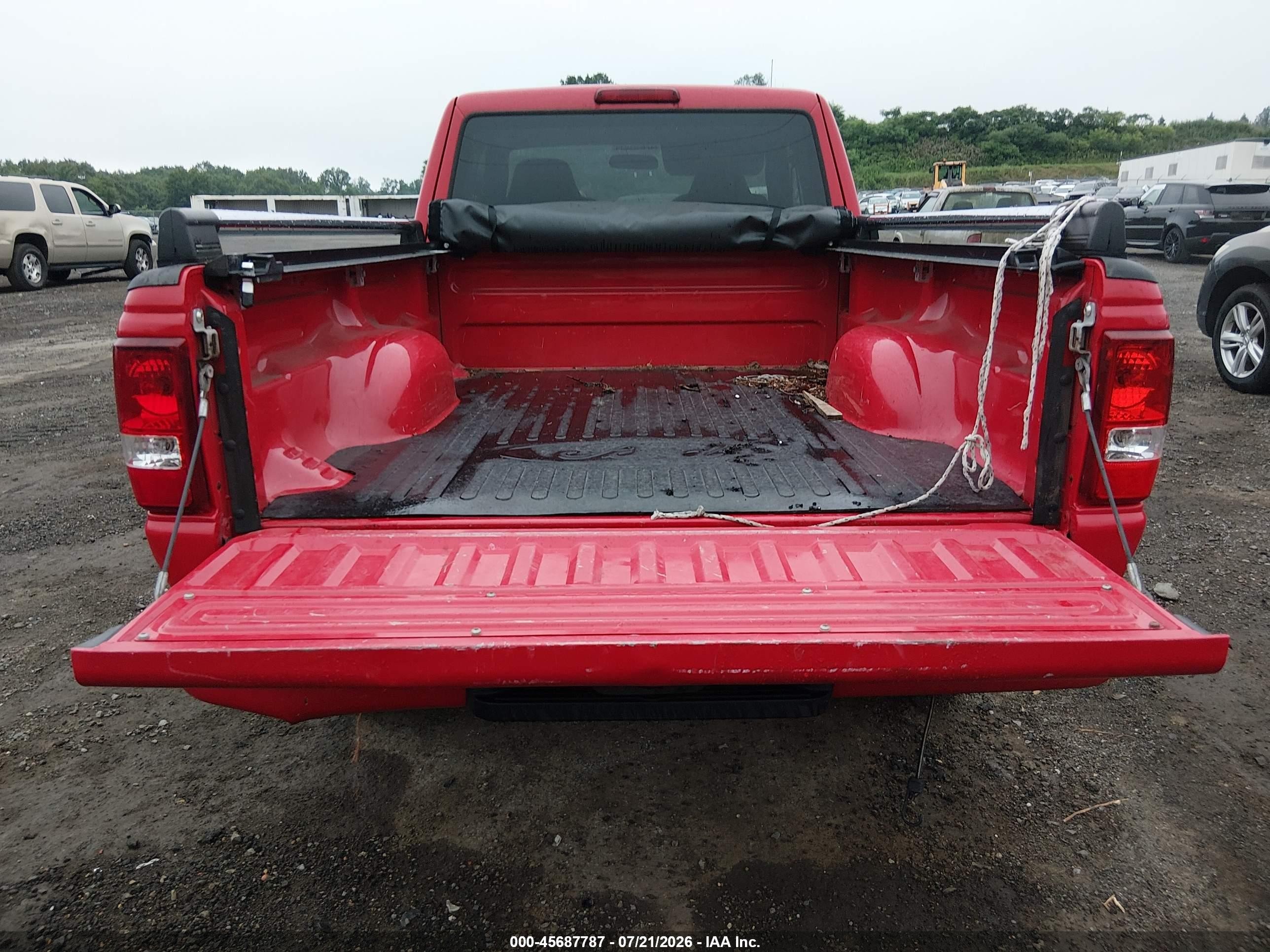 2008 Ford Ranger Xlt Red vin: 1FTZR45E68PA17638