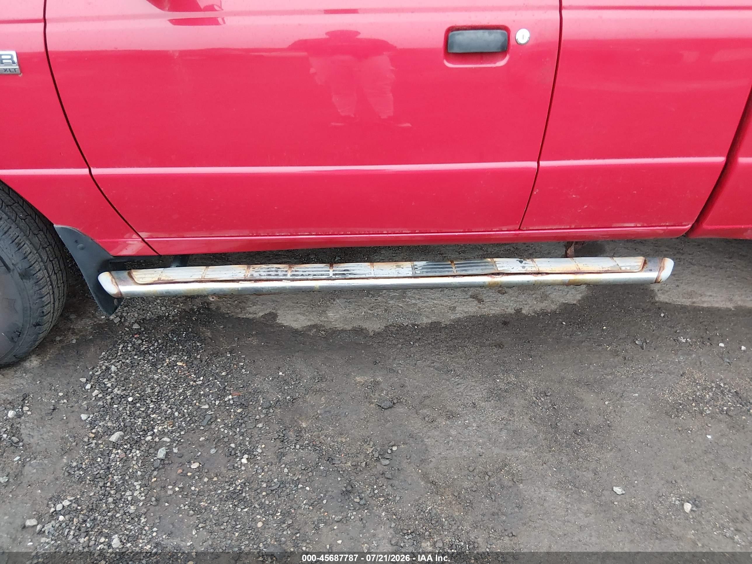 2008 Ford Ranger Xlt Red vin: 1FTZR45E68PA17638