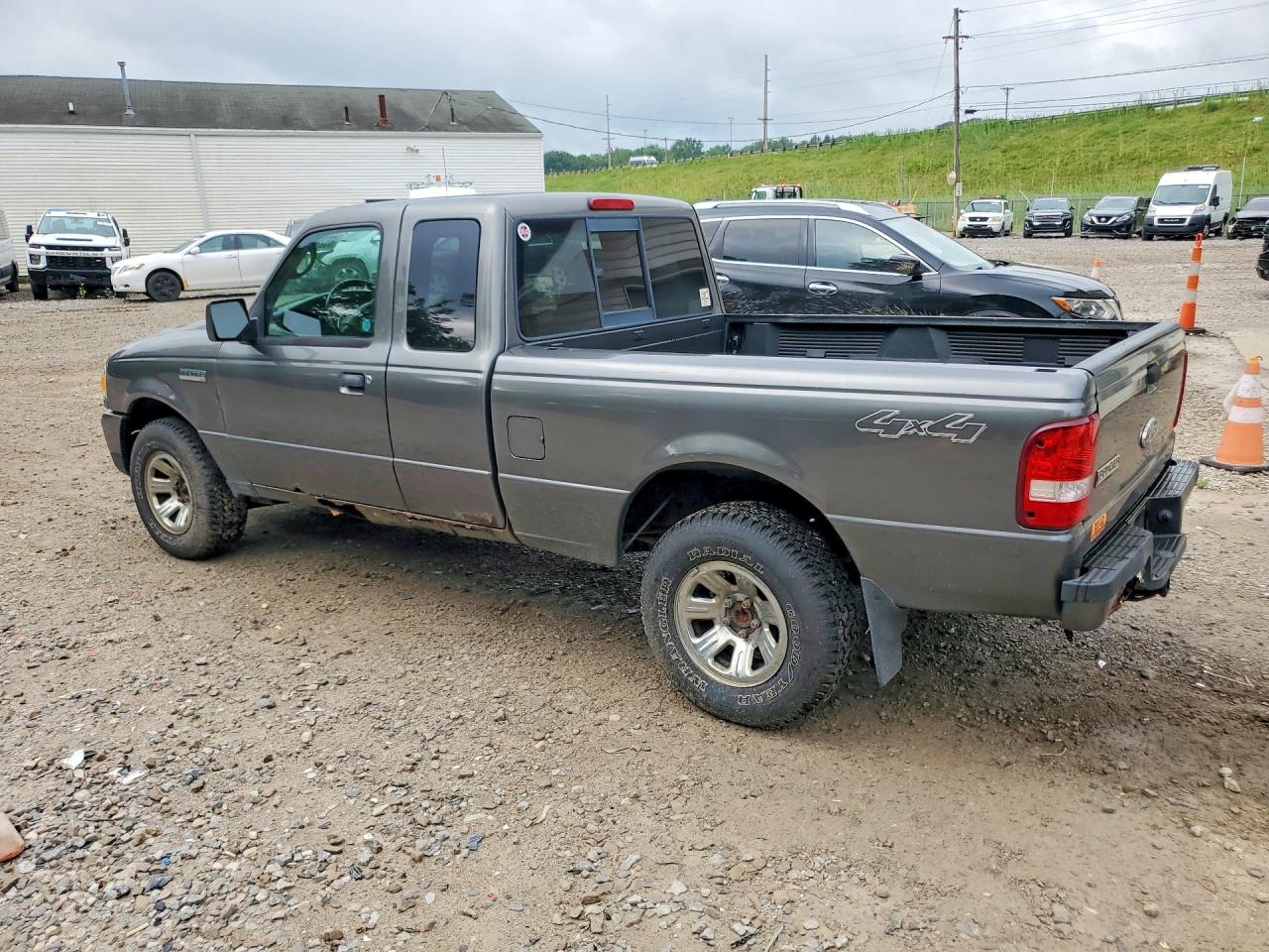 2008 Ford Ranger Super Cab Серый vin: 1FTZR45E68PA39185