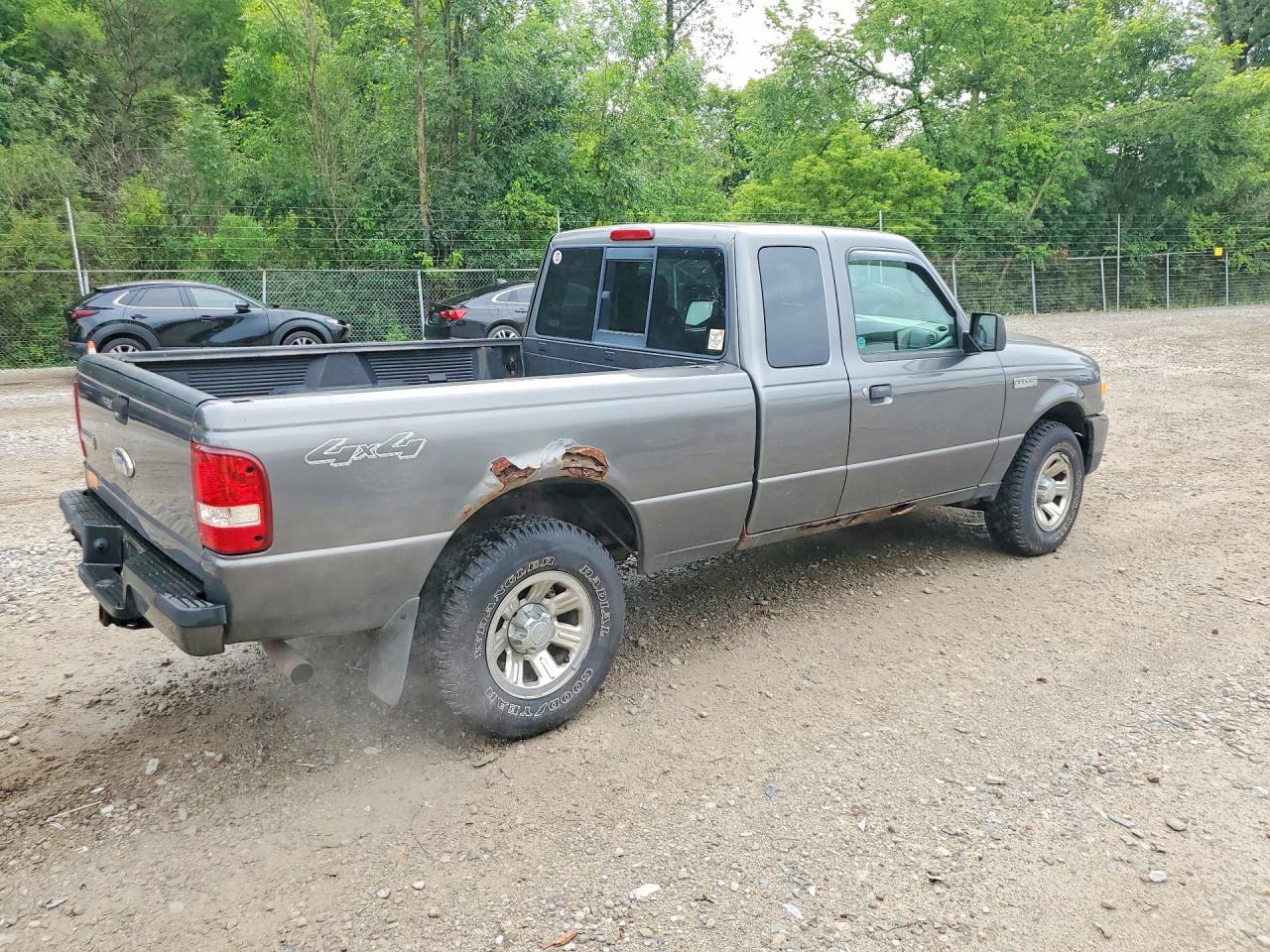 2008 Ford Ranger Super Cab Серый vin: 1FTZR45E68PA39185