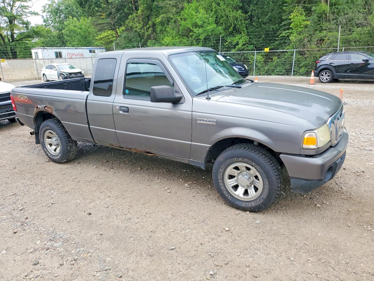 2008 Ford Ranger Super Cab Серый vin: 1FTZR45E68PA39185