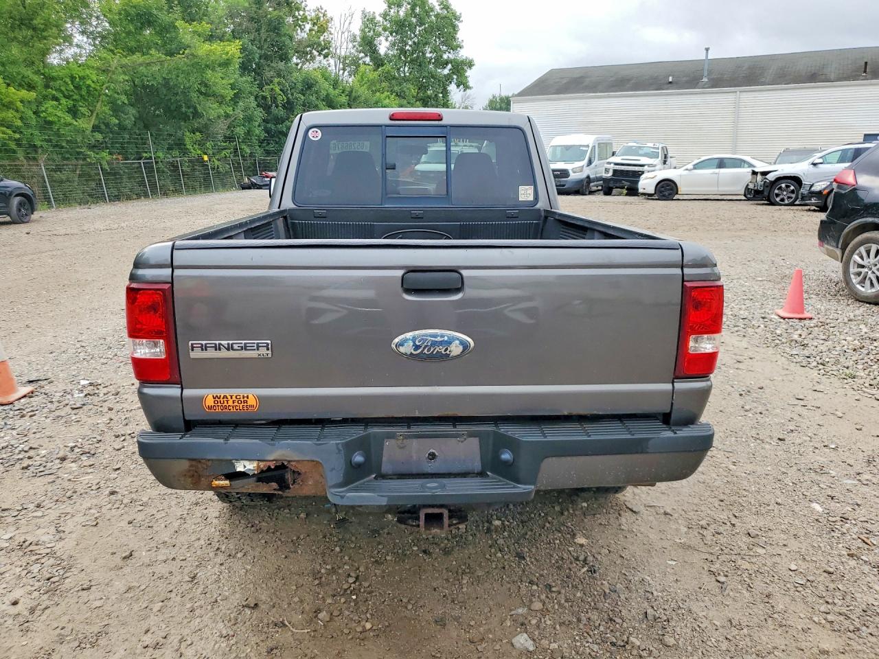 2008 Ford Ranger Super Cab Серый vin: 1FTZR45E68PA39185