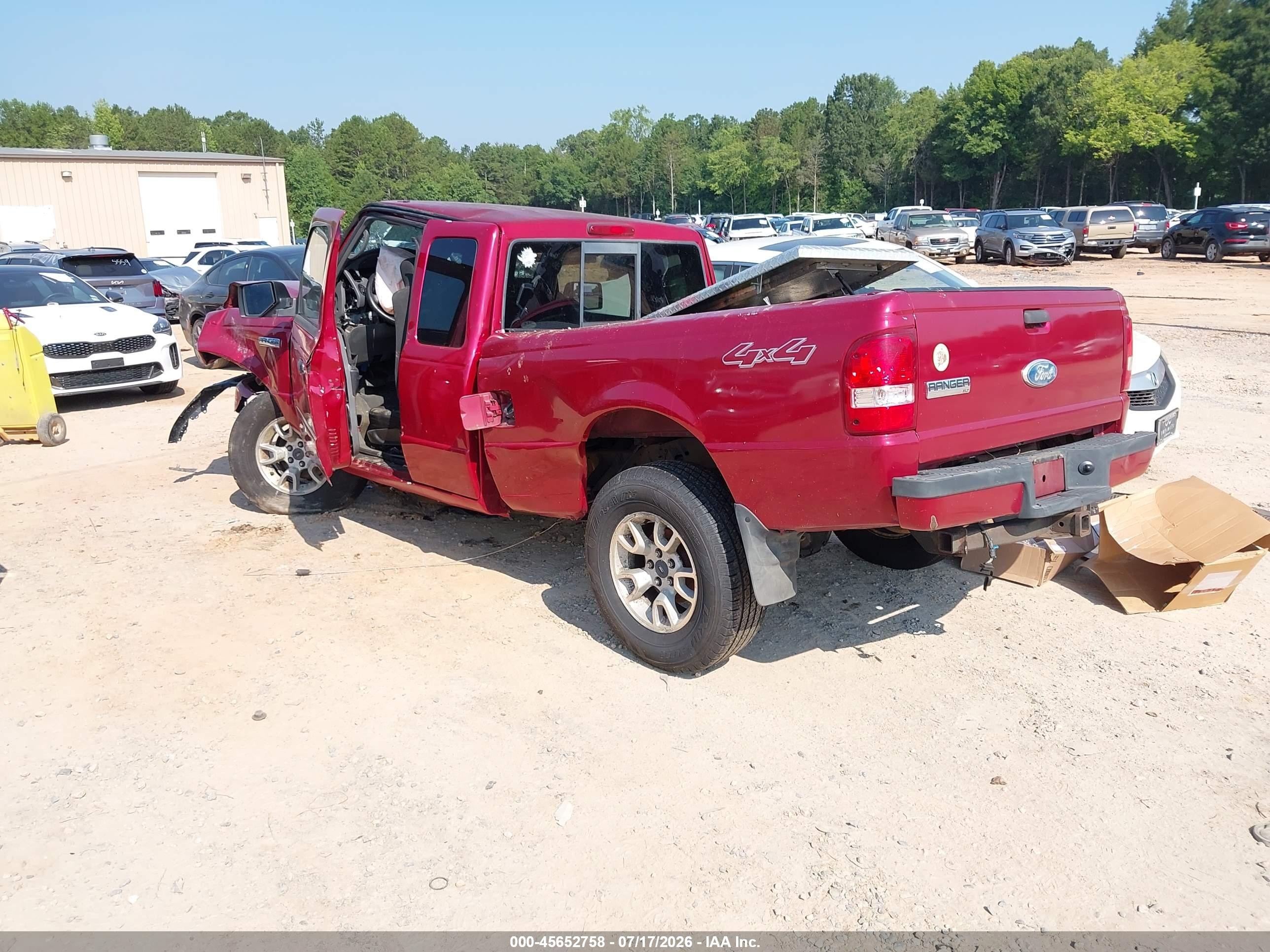 2008 Ford Ranger Fx4 Off-rd/sport/xlt Red vin: 1FTZR45E68PA41244