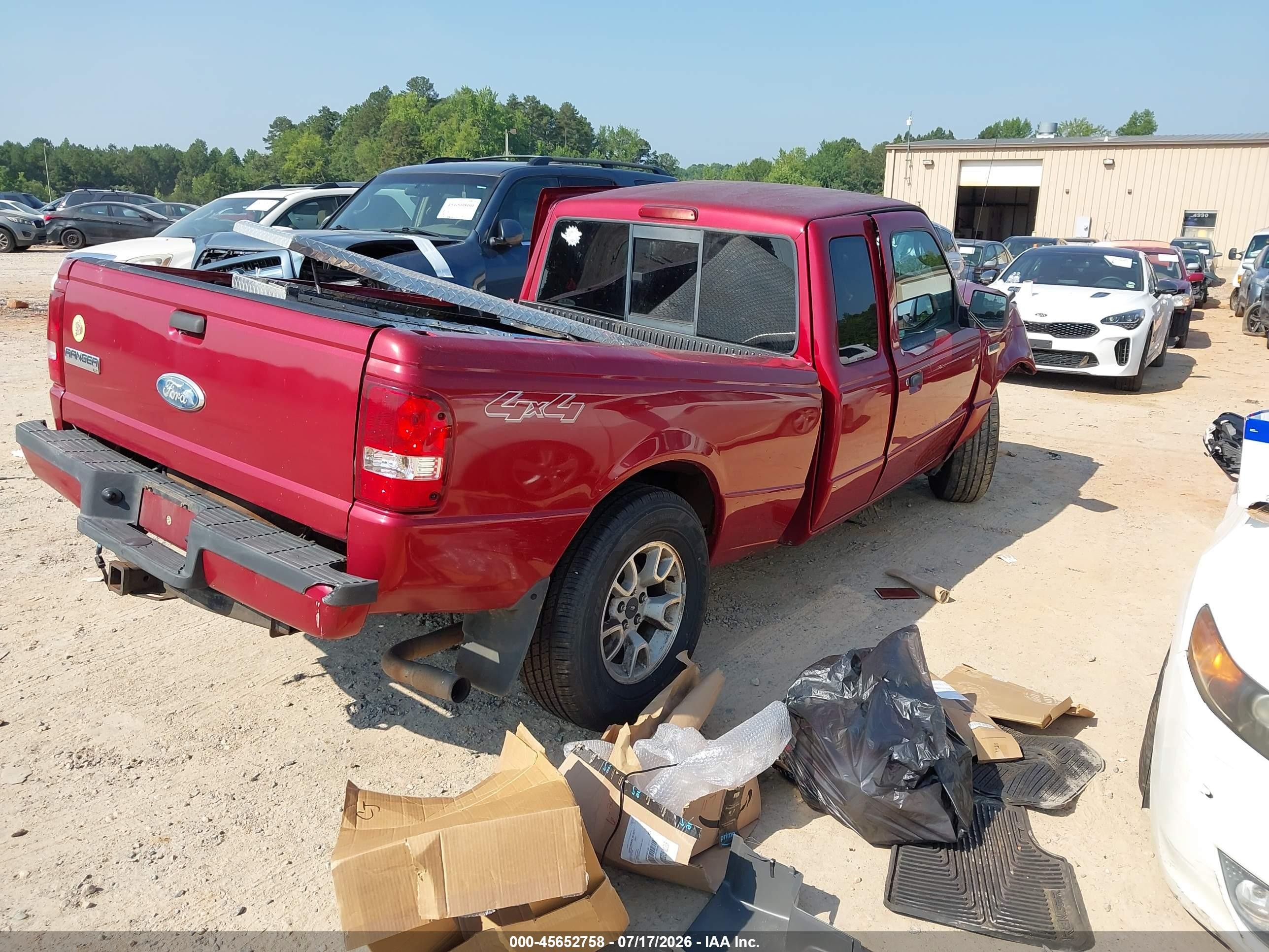 2008 Ford Ranger Fx4 Off-rd/sport/xlt Red vin: 1FTZR45E68PA41244
