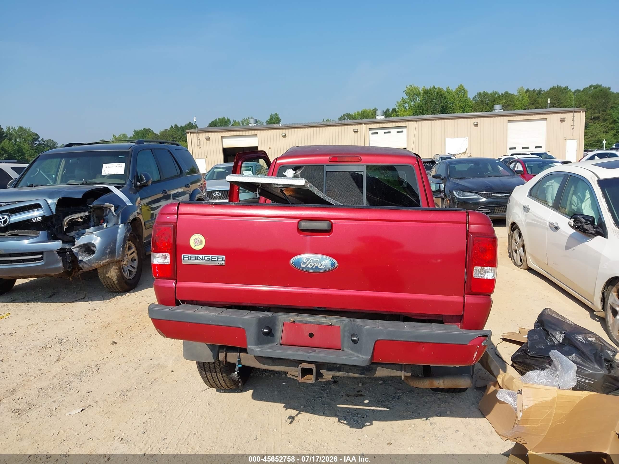2008 Ford Ranger Fx4 Off-rd/sport/xlt Red vin: 1FTZR45E68PA41244
