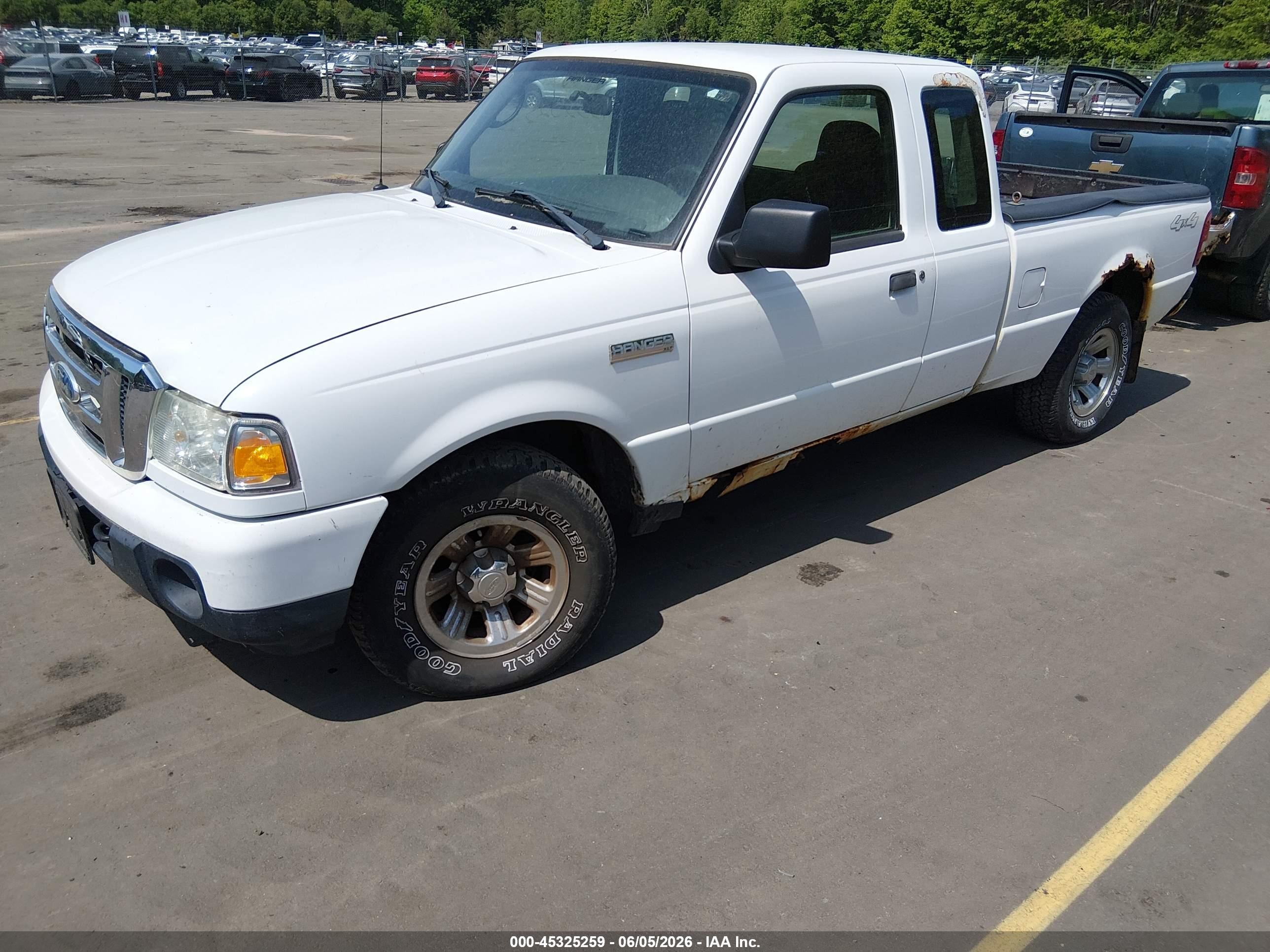 2009 Ford Ranger Fx4 Off-road/sport/xlt White vin: 1FTZR45E69PA46106