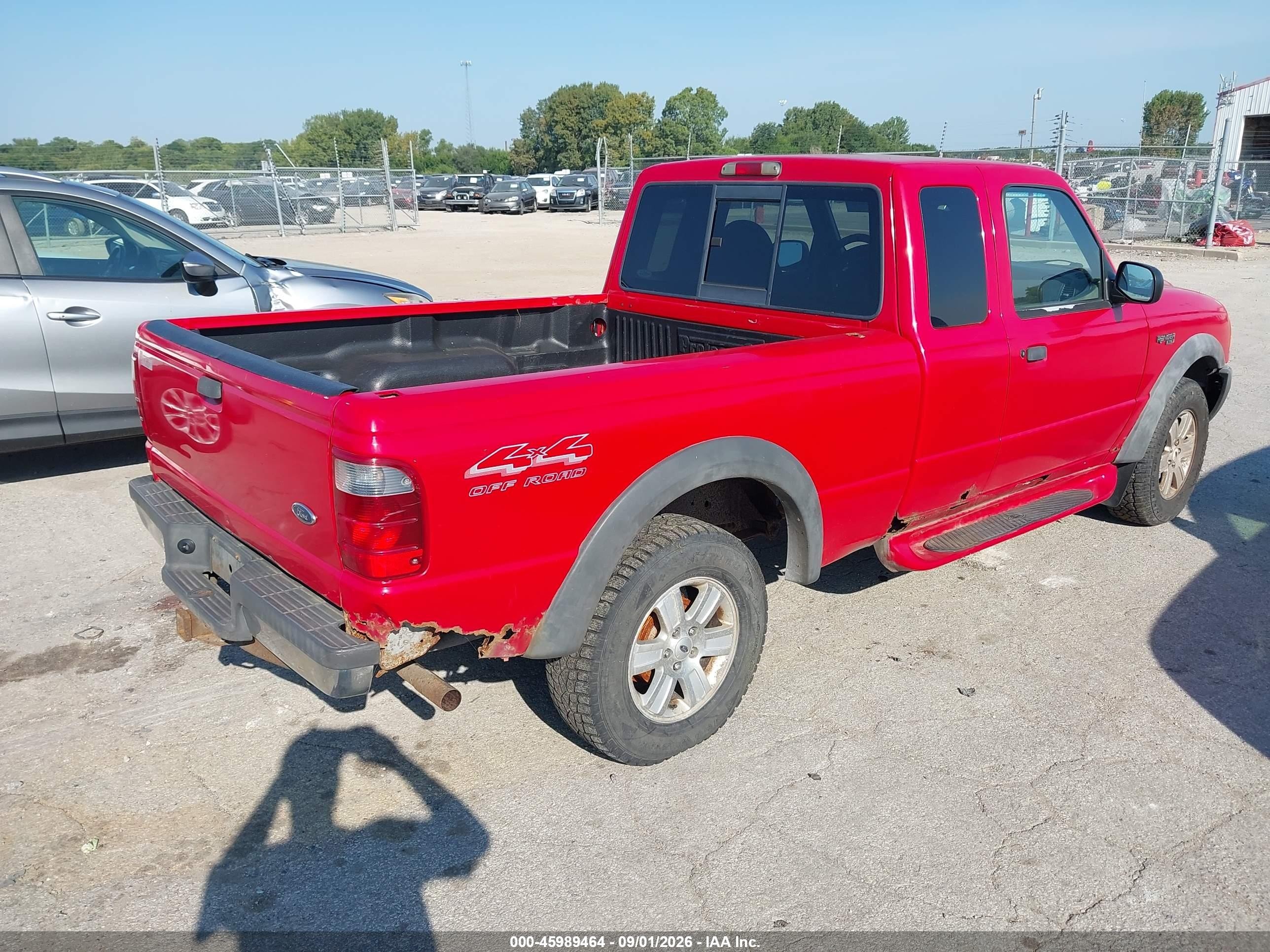 2002 Ford Ranger Edge/xlt Red vin: 1FTZR45E72PA12987