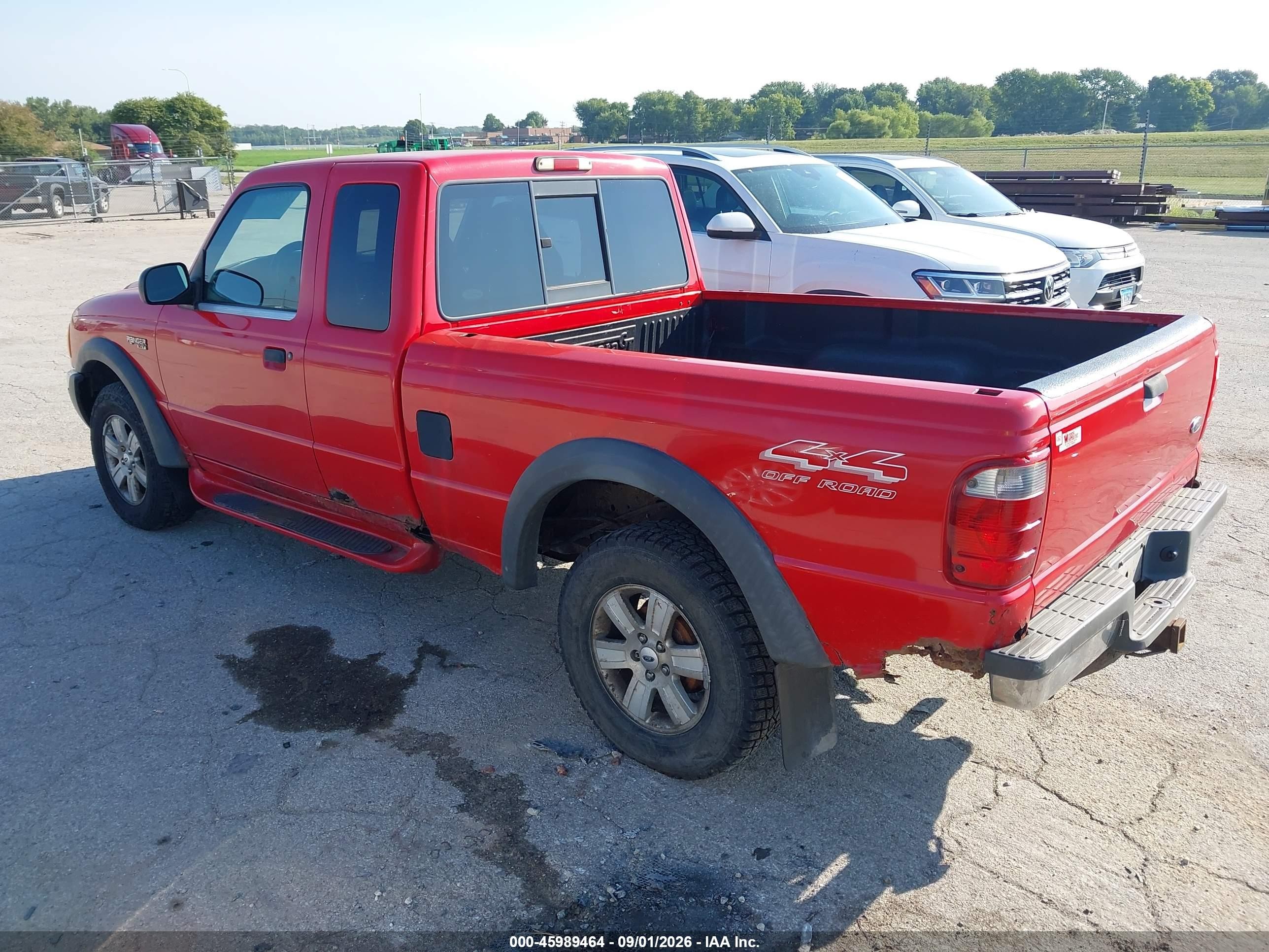 2002 Ford Ranger Edge/xlt Red vin: 1FTZR45E72PA12987