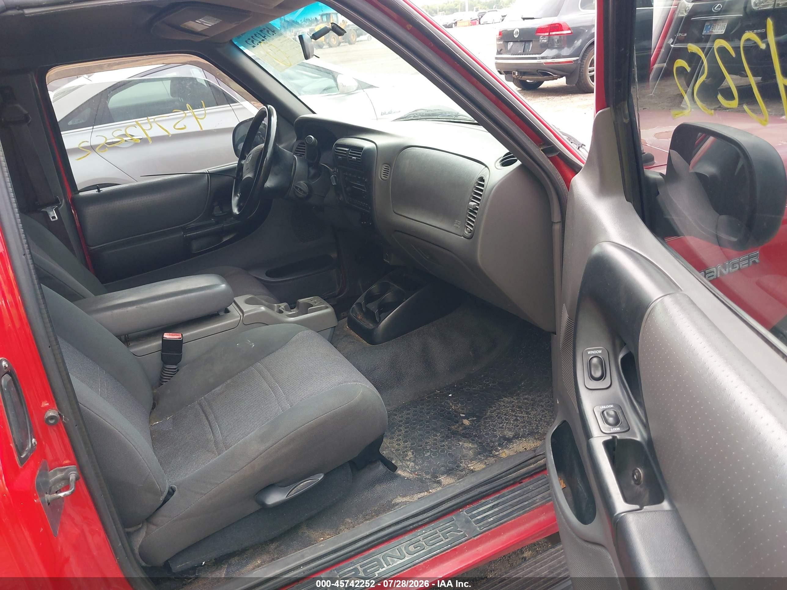 2002 Ford Ranger Edge/xlt Красный vin: 1FTZR45E72PA76625