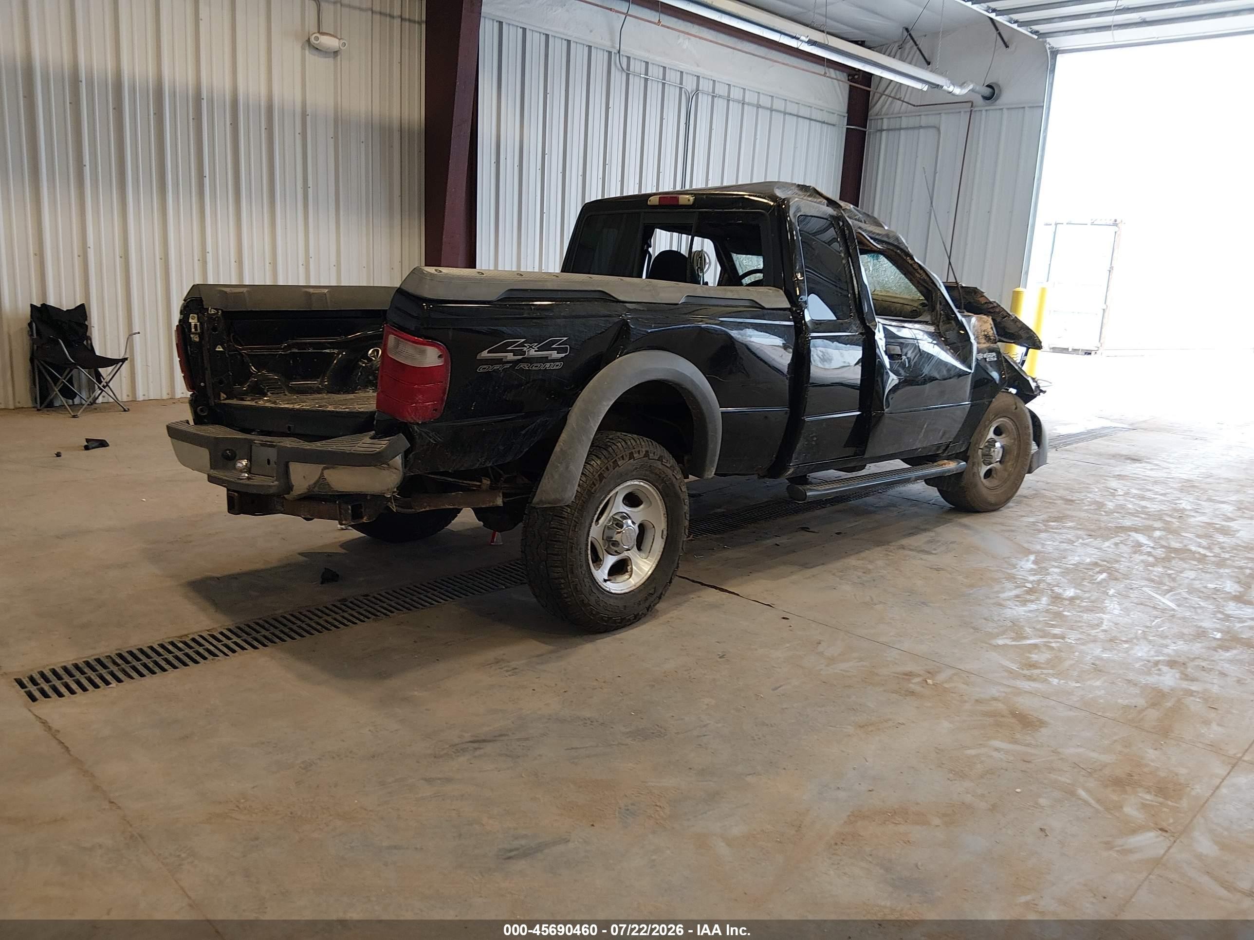 2002 Ford Ranger Edge/xlt Black vin: 1FTZR45E72PA83025