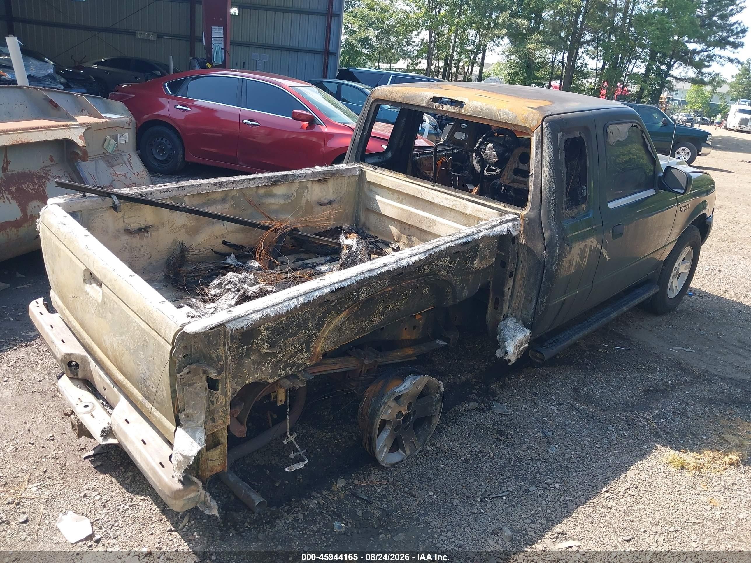2002 Ford Ranger Super Cab Green vin: 1FTZR45E72PA89844