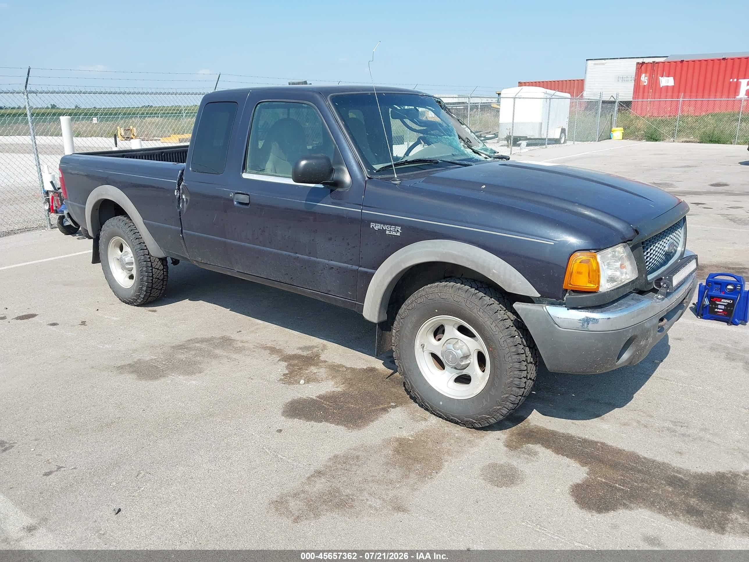 2002 Ford Ranger Edge/xlt Black vin: 1FTZR45E72PA99922