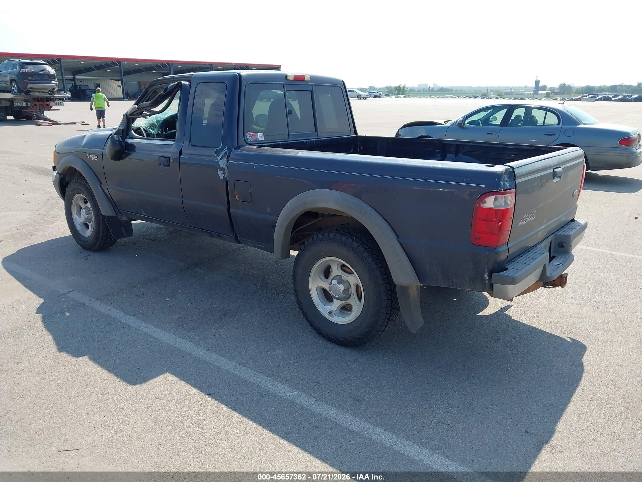 2002 Ford Ranger Edge/xlt Black vin: 1FTZR45E72PA99922
