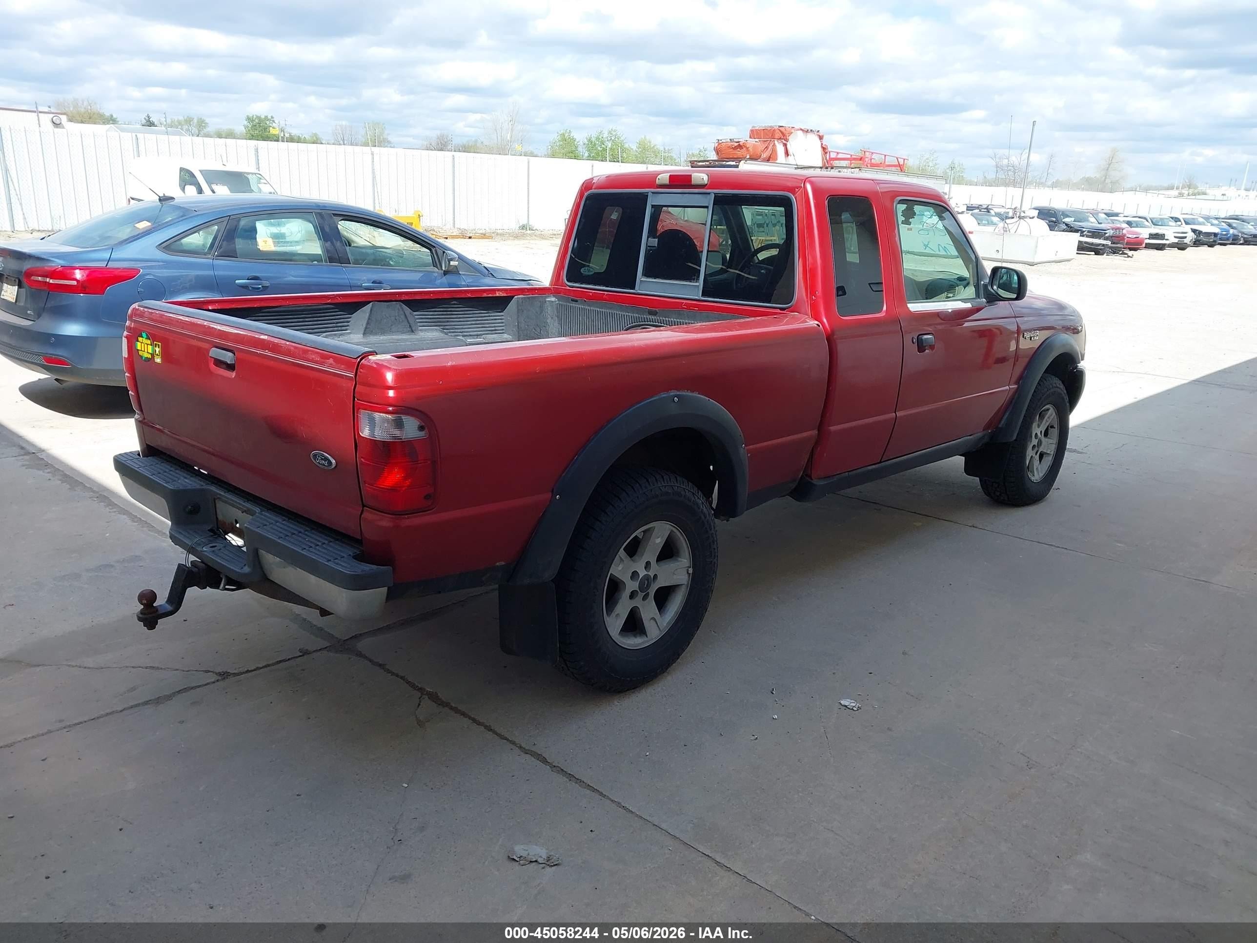 2002 Ford Ranger Edge/xlt Red vin: 1FTZR45E72PB46513