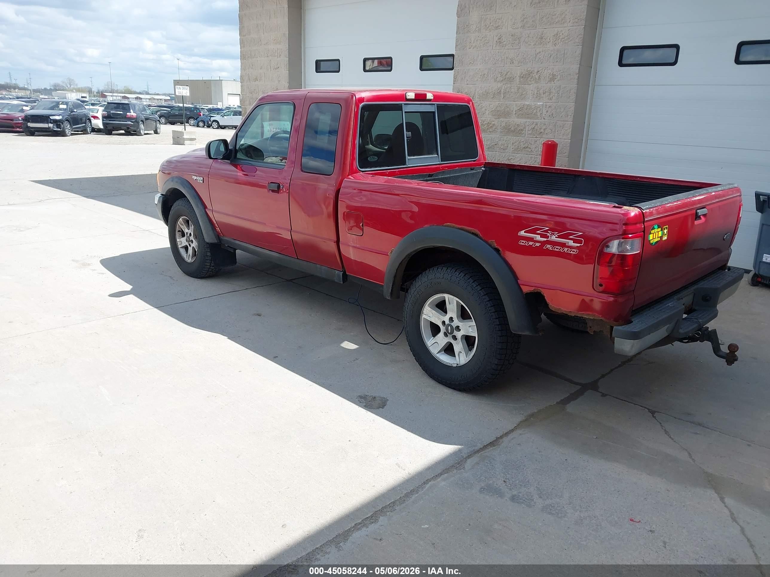 2002 Ford Ranger Edge/xlt Red vin: 1FTZR45E72PB46513