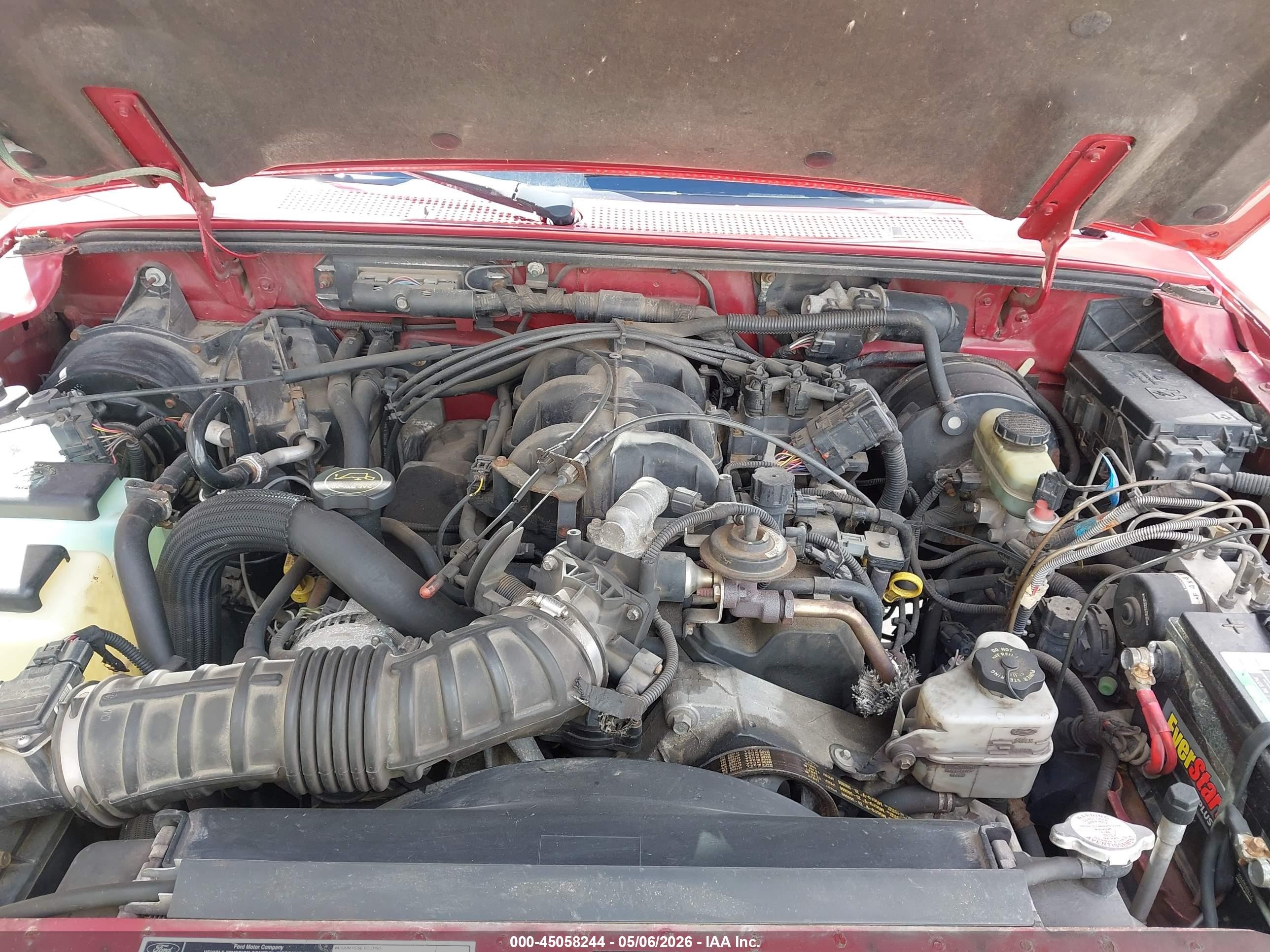 2002 Ford Ranger Edge/xlt Red vin: 1FTZR45E72PB46513
