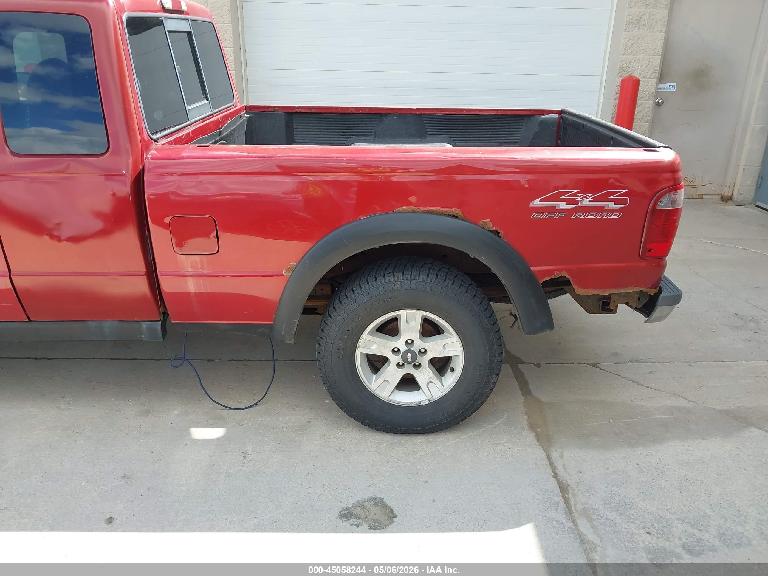 2002 Ford Ranger Edge/xlt Red vin: 1FTZR45E72PB46513