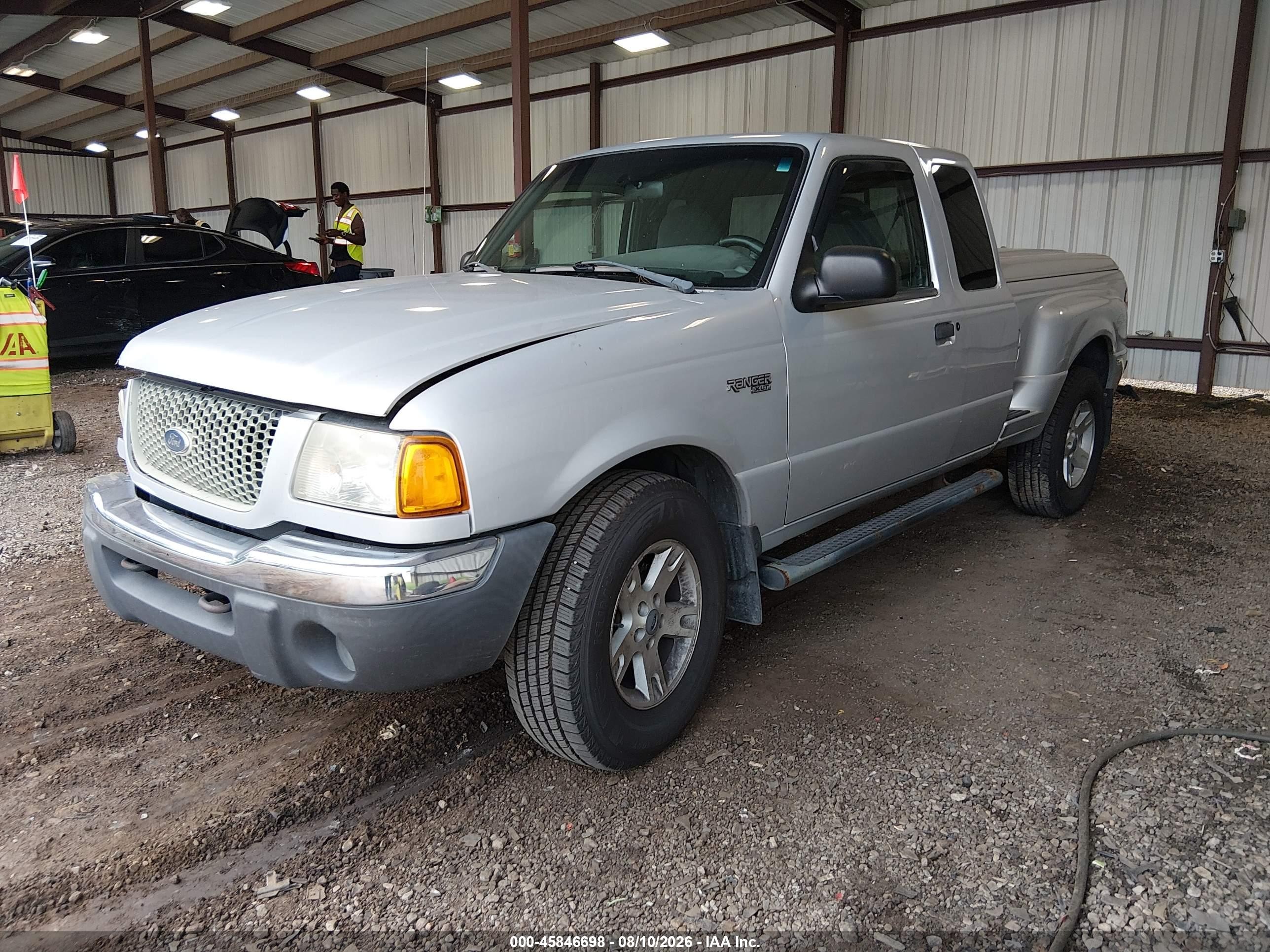 2002 Ford Ranger Edge/xlt Silver vin: 1FTZR45E72TA12074