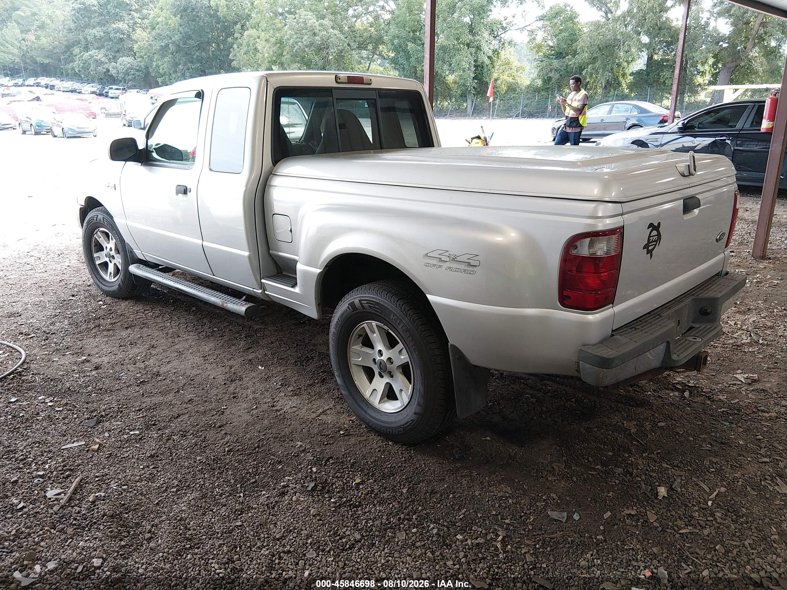 2002 Ford Ranger Edge/xlt Silver vin: 1FTZR45E72TA12074