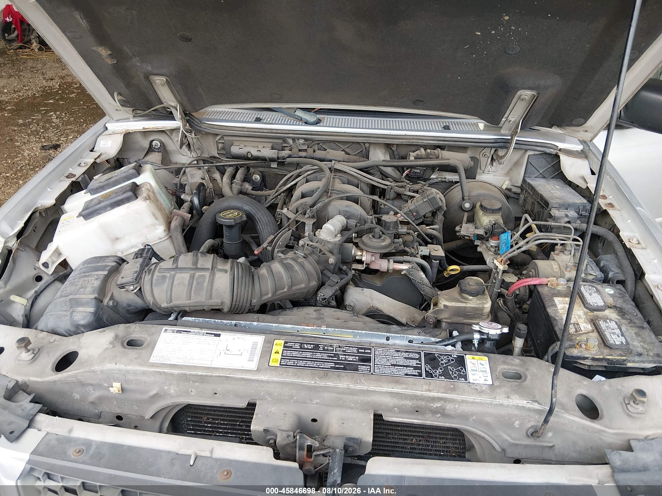 2002 Ford Ranger Edge/xlt Silver vin: 1FTZR45E72TA12074