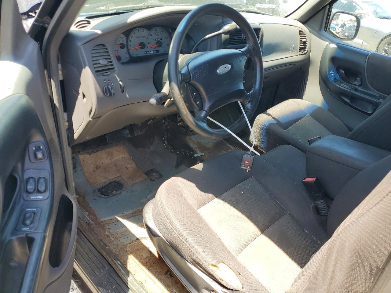2003 Ford Ranger Super Cab Black vin: 1FTZR45E73PA87755