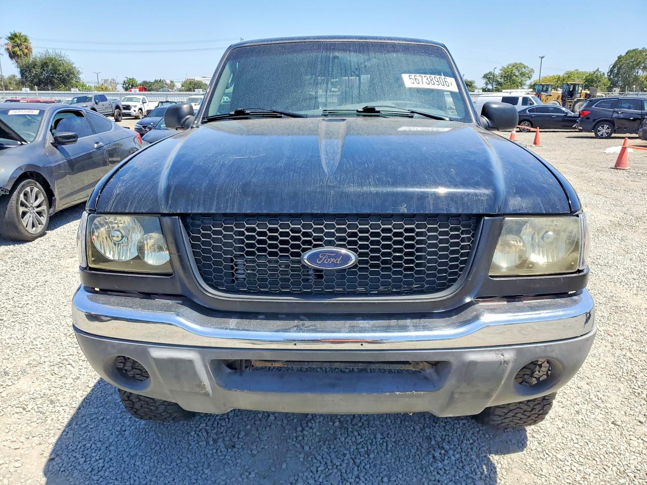 2003 Ford Ranger Super Cab Black vin: 1FTZR45E73PA87755