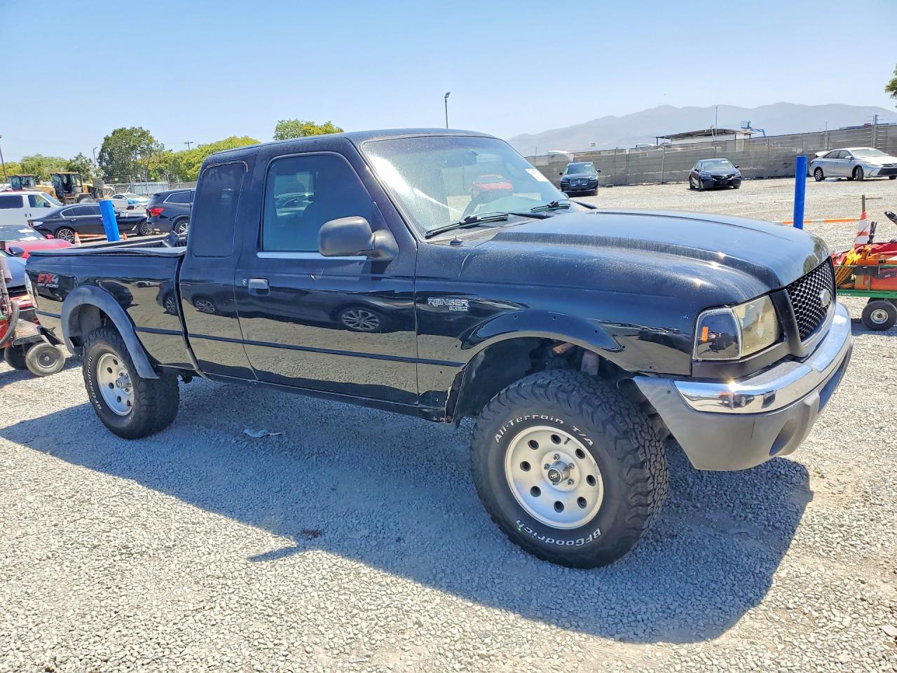 2003 Ford Ranger Super Cab Black vin: 1FTZR45E73PA87755