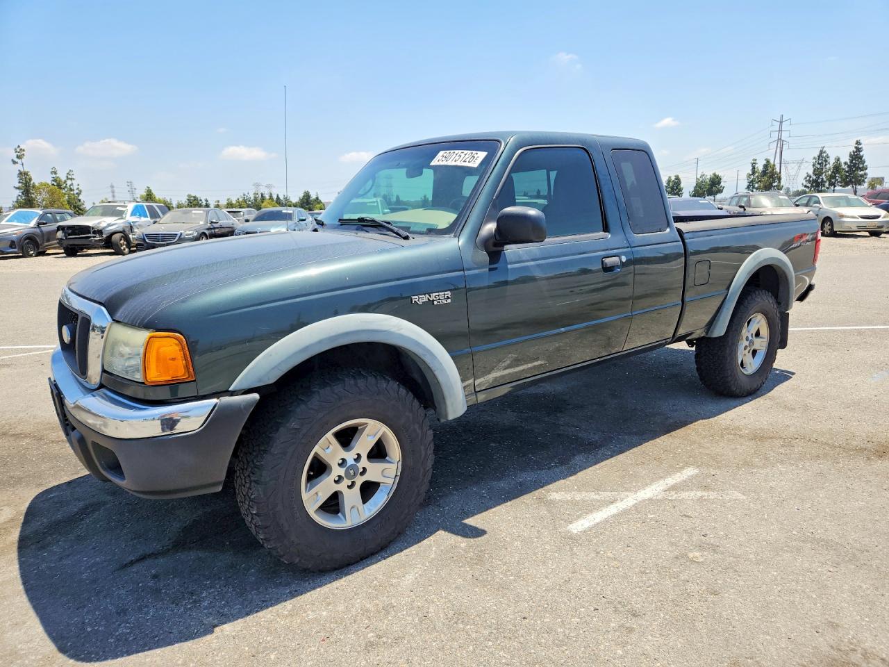 2004 Ford Ranger Super Cab Green vin: 1FTZR45E74PA55258