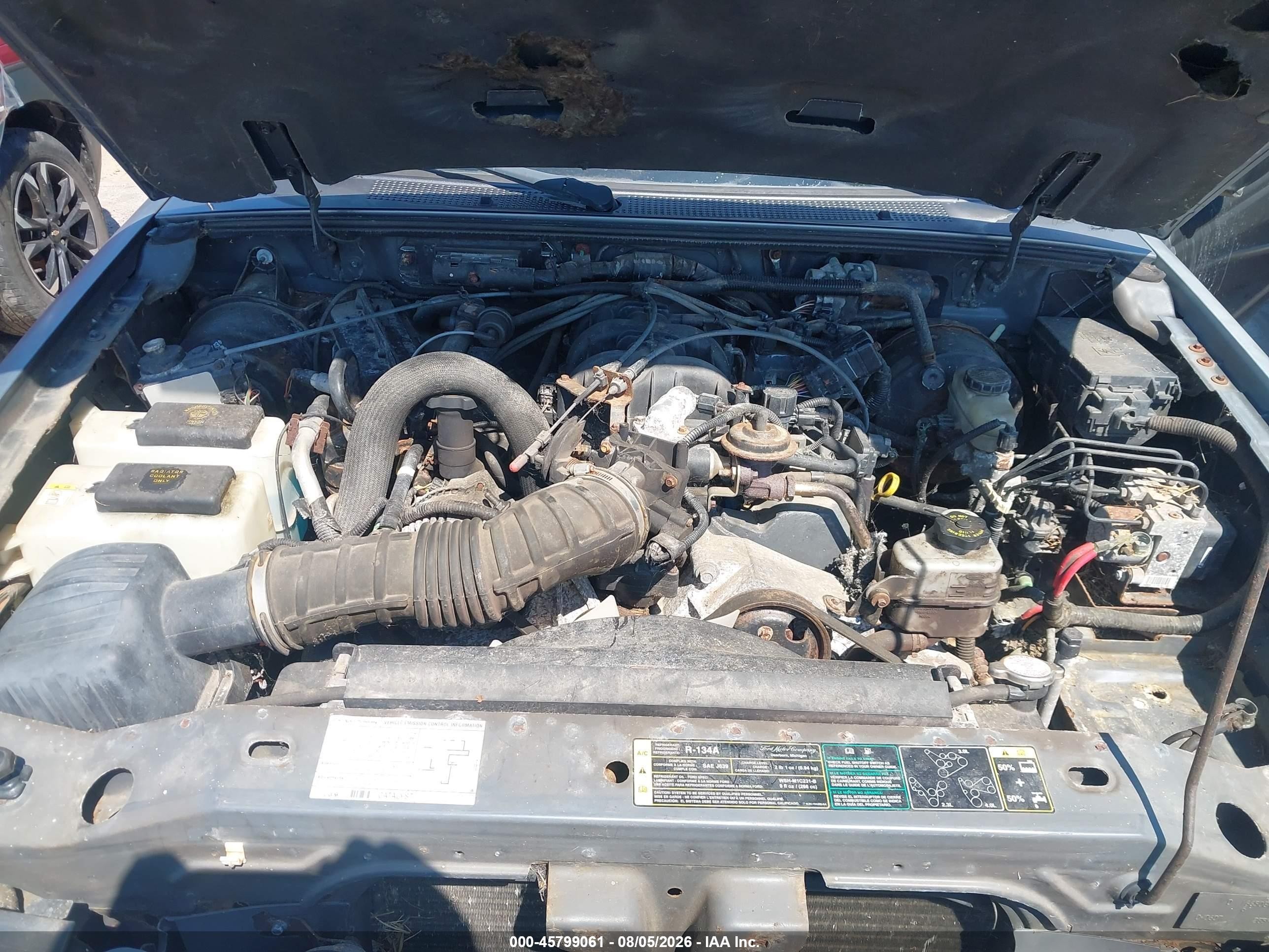 2004 Ford Ranger   Серый vin: 1FTZR45E74PB45431