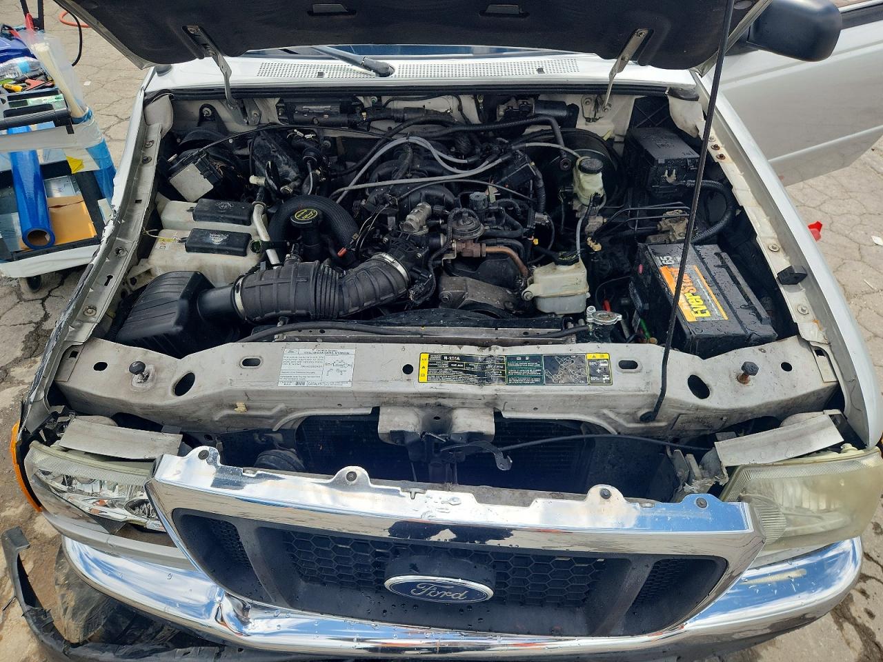 2005 Ford Ranger Super Cab Silver vin: 1FTZR45E75PA23430