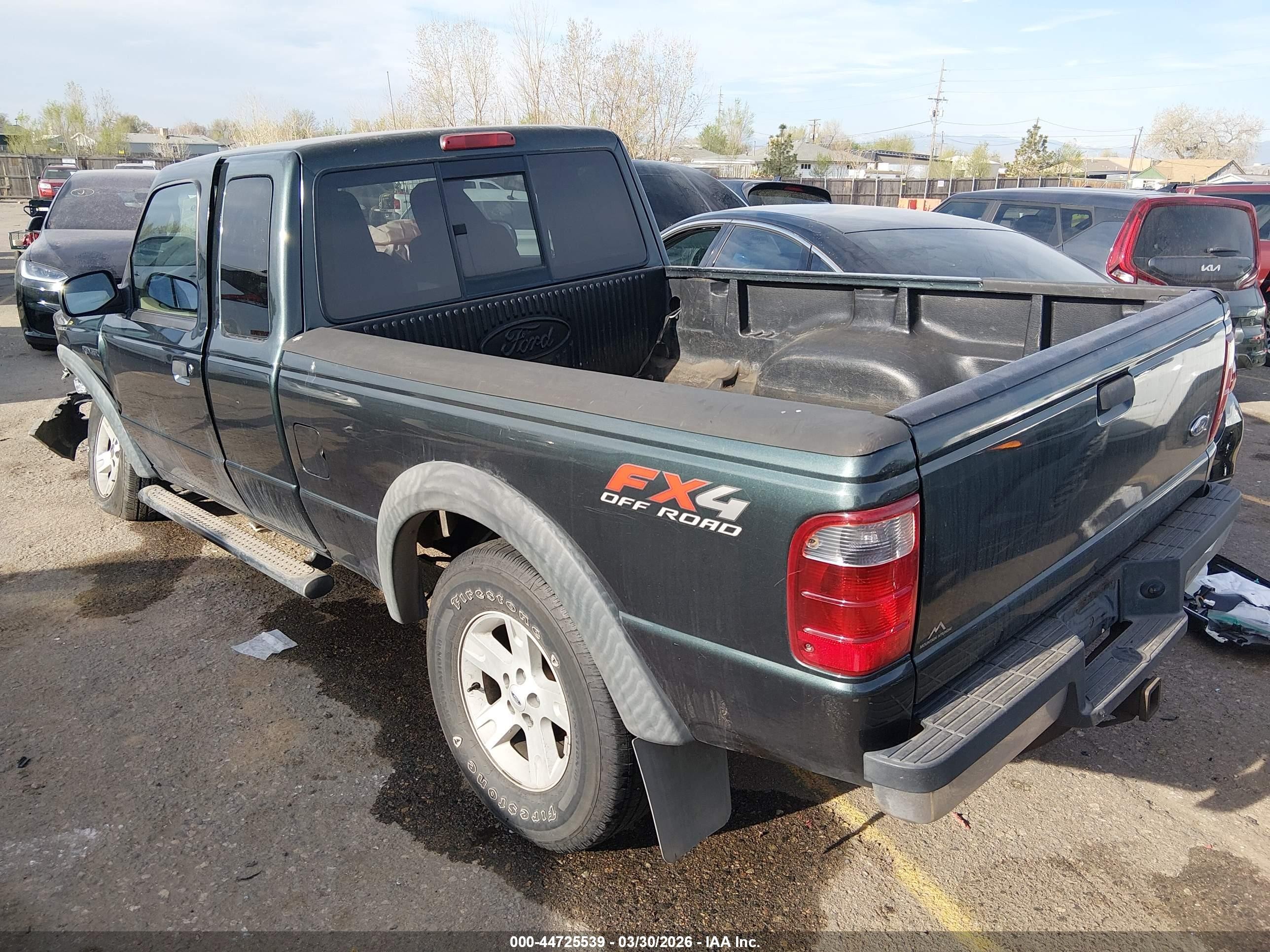 2005 Ford Ranger Edge/fx4 Level Ii/fx4 Off-road/xlt Green vin: 1FTZR45E75PA43418